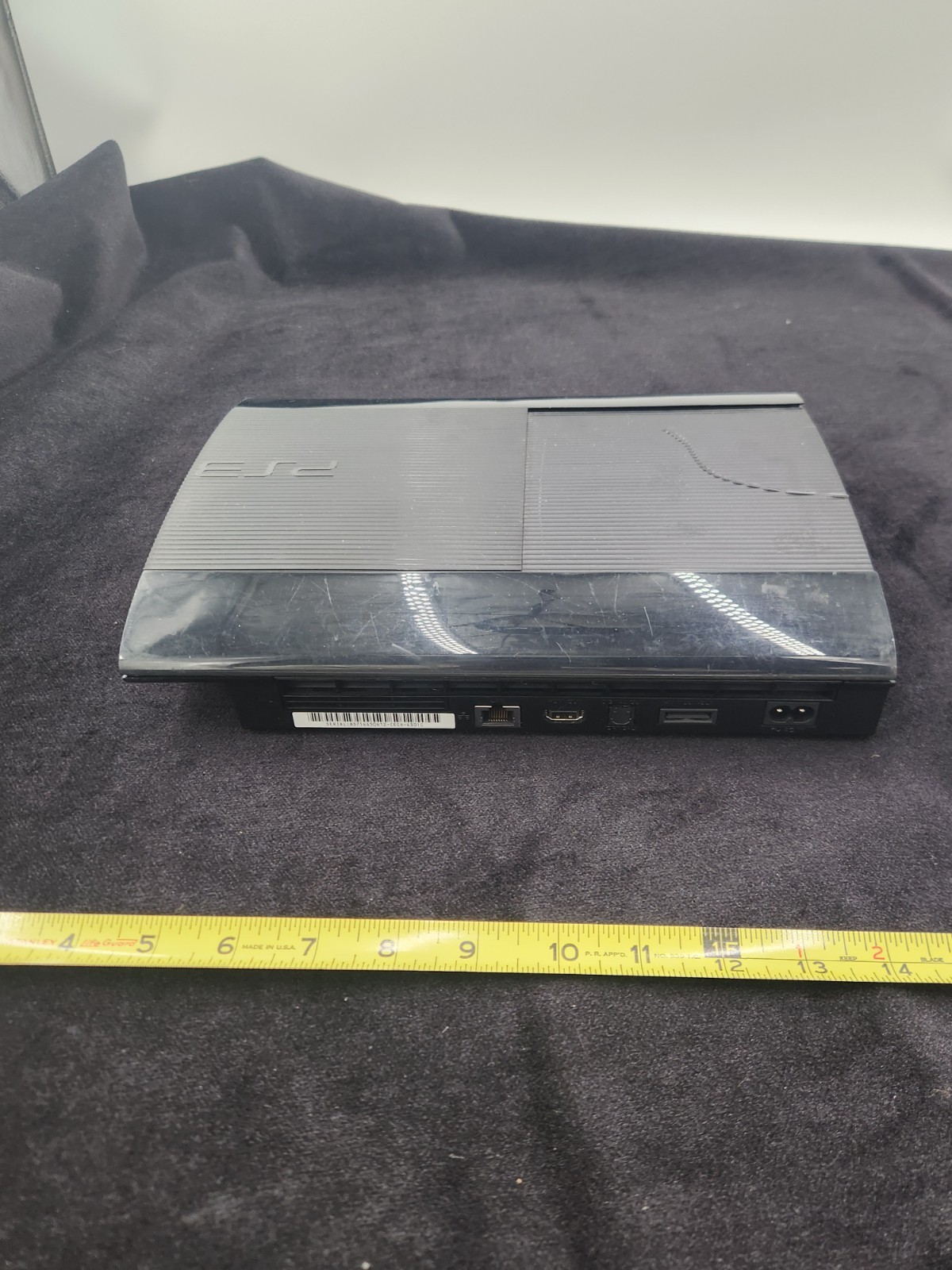 Sony Ps3 PlayStation 3 250GB Black Console System Missing Cords