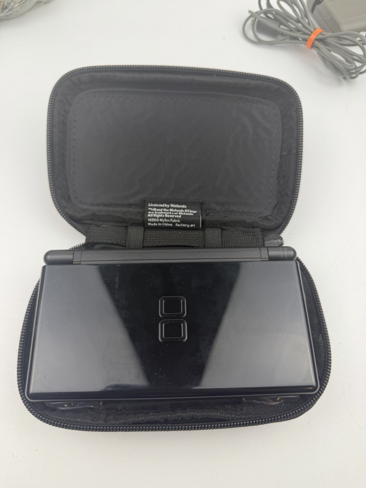 Nintendo | DS Lite | Black | Handheld Console w/ Stylus | Charger | Case & Games
