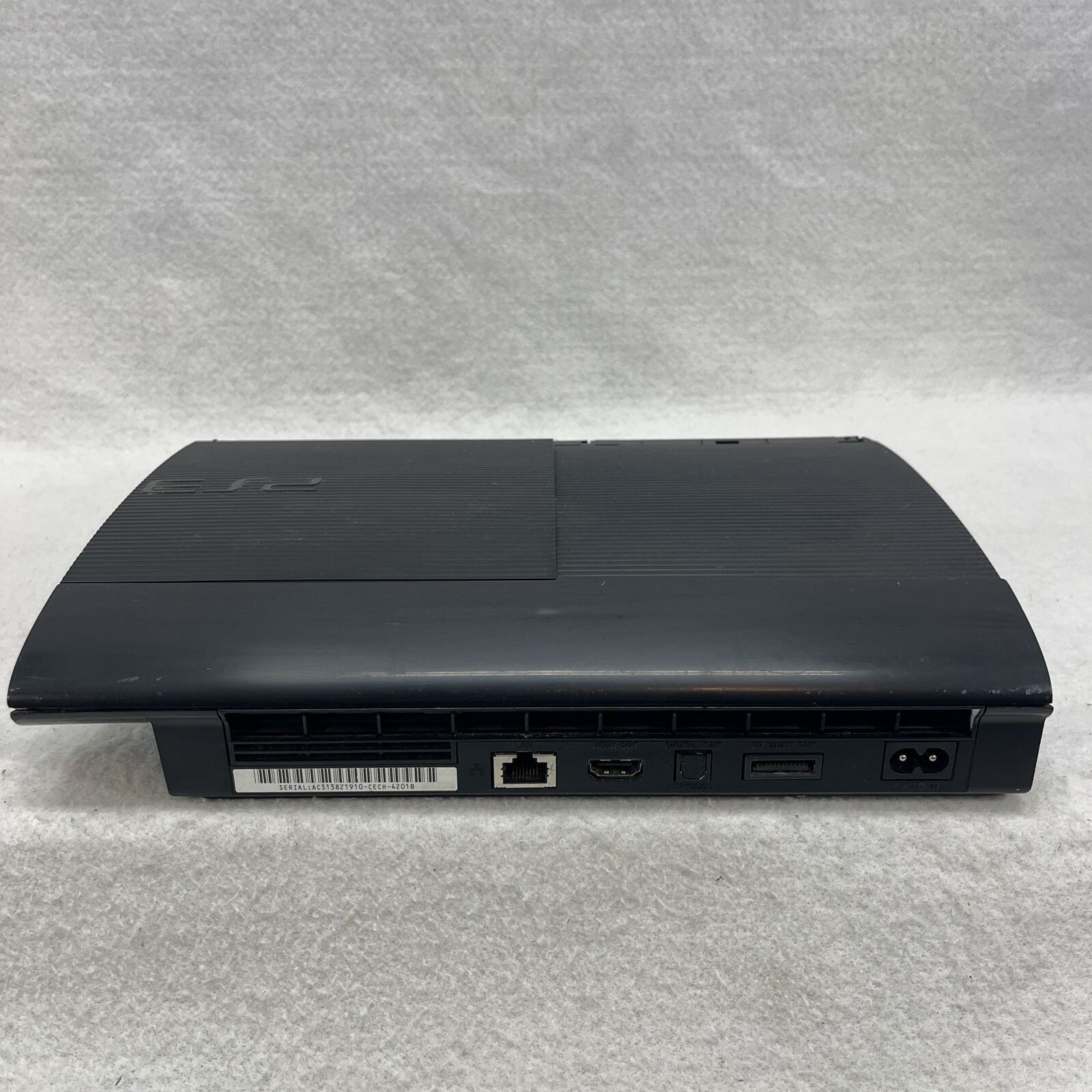 Sony PlayStation 3 Super Slim PS3 250GB Black Console System Only – Works