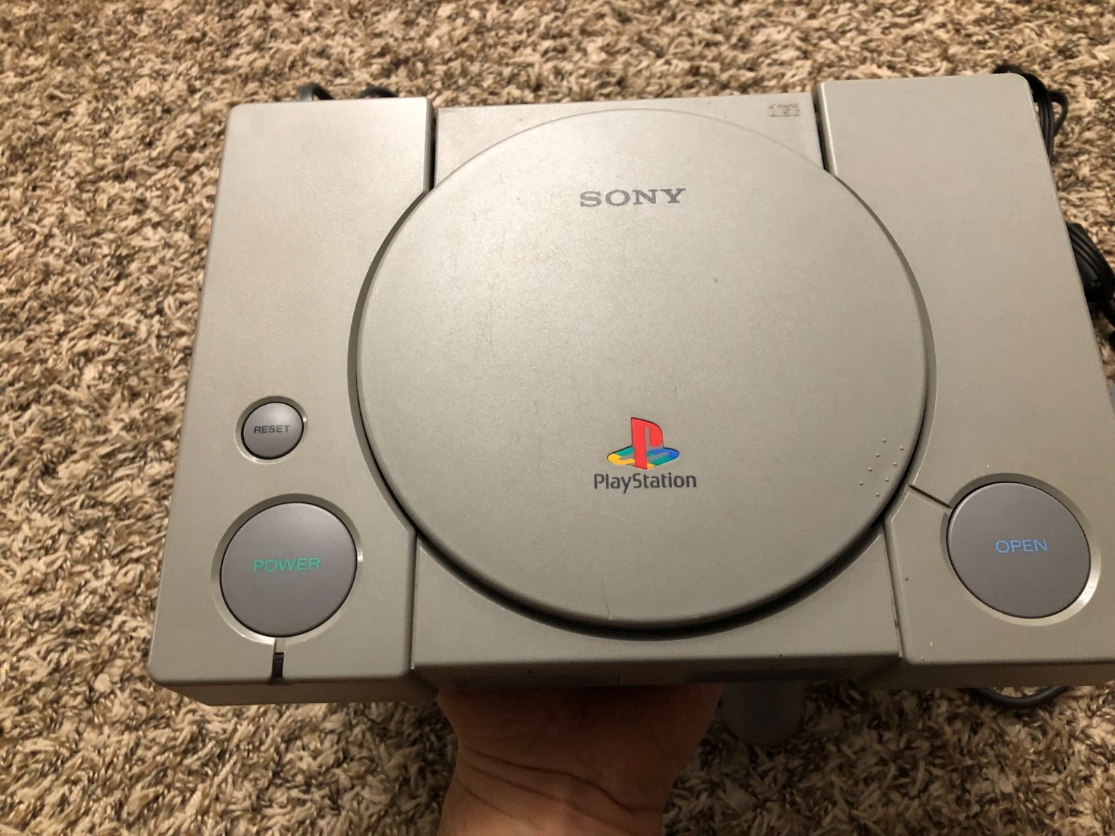 Sony PlayStation 1 Game Console – Gray w/ 2 OEM Controllers, Memory Card Tested2