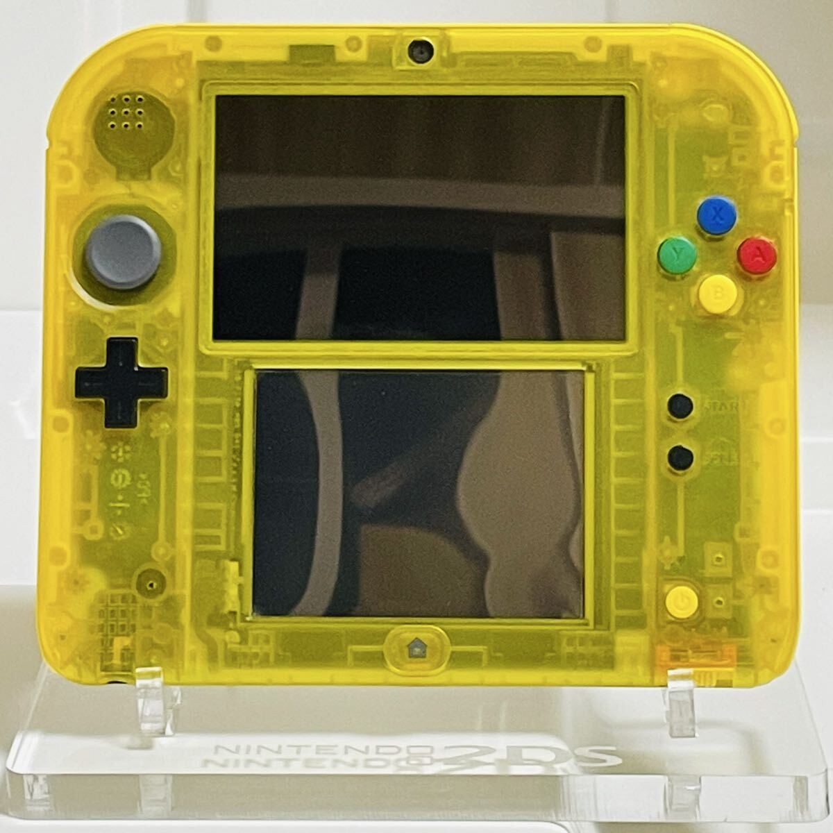 Nintendo 2DS Clear Yellow Pikachu Limited Edition Console w/Charger