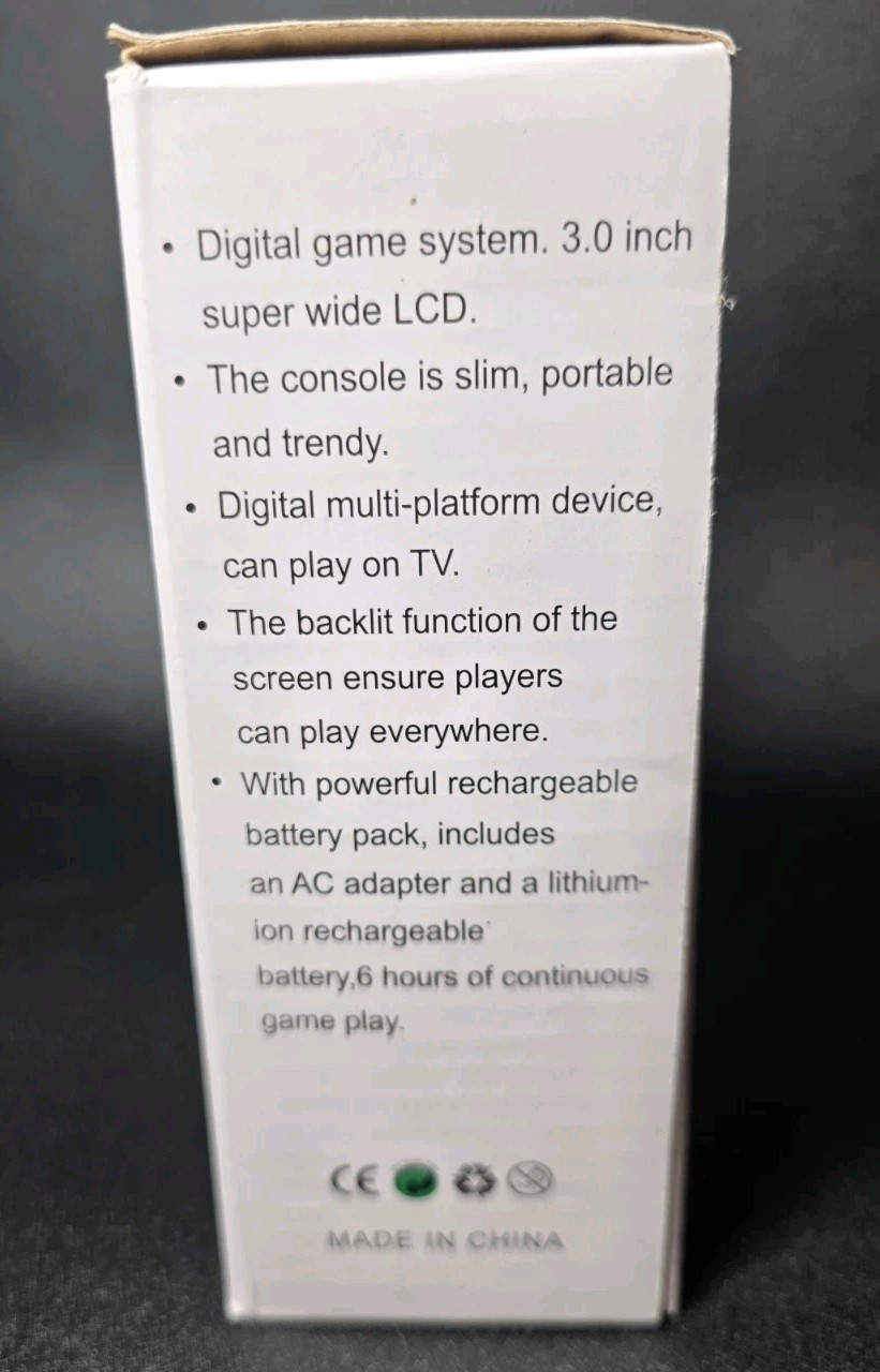 FC Game 3.0″ TFT 8 BIT Classic Hand Held – Red – Brand New In Box – 400 Games