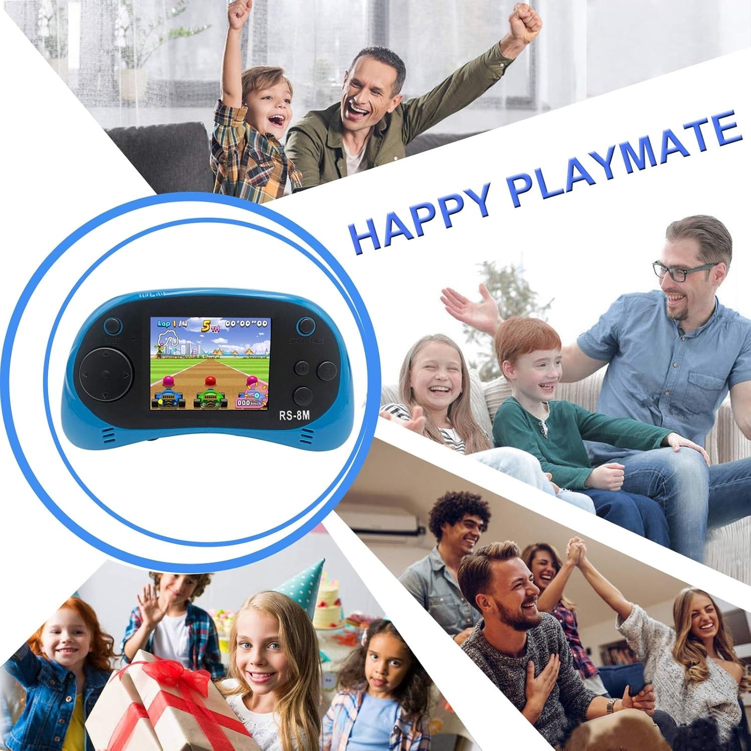Kids Handheld Portable Video Game Player with 200 Games – 16 Bit 2.5 Inch Scr…