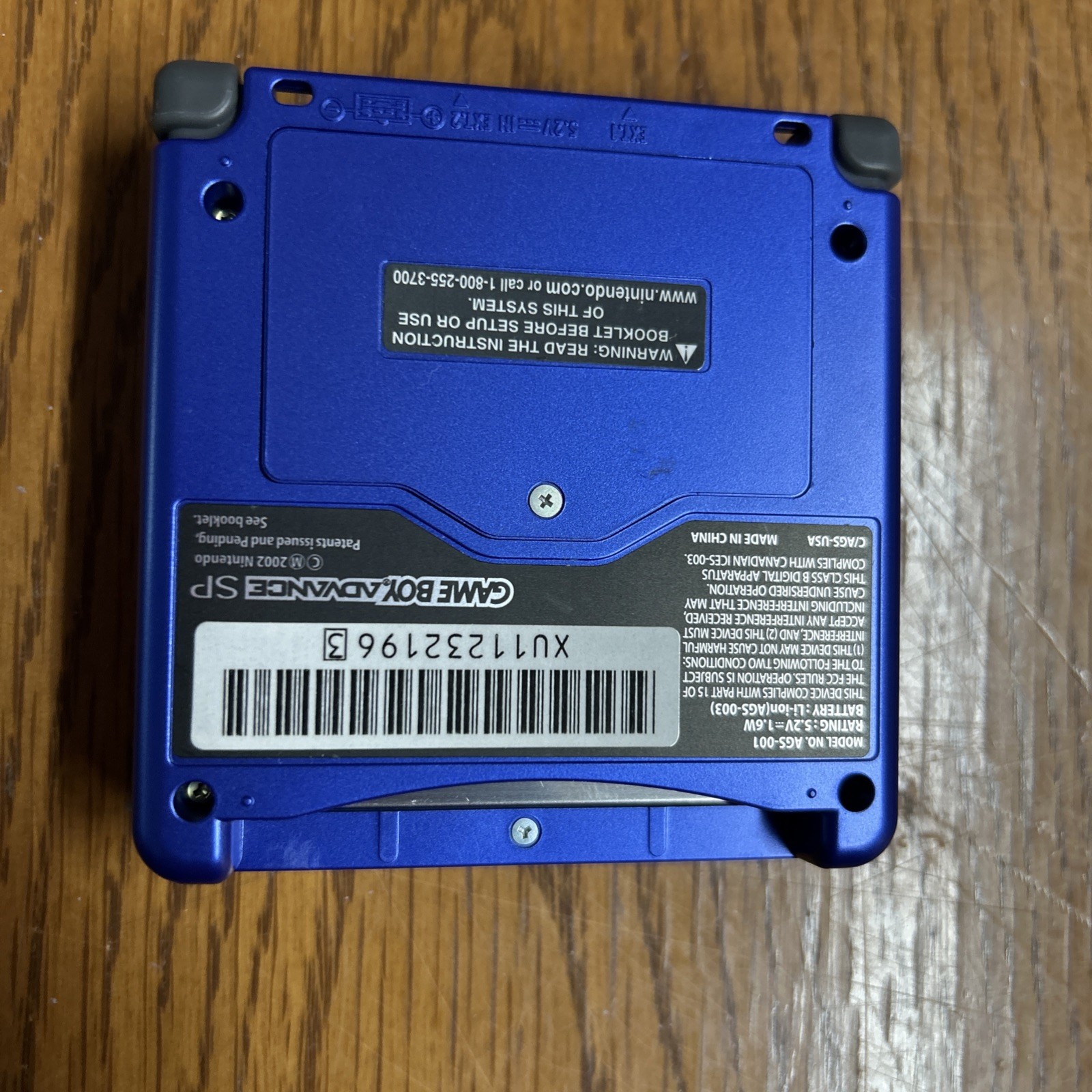 Nintendo Game Boy Advance SP Console – Cobalt Blue Complete CIB Working