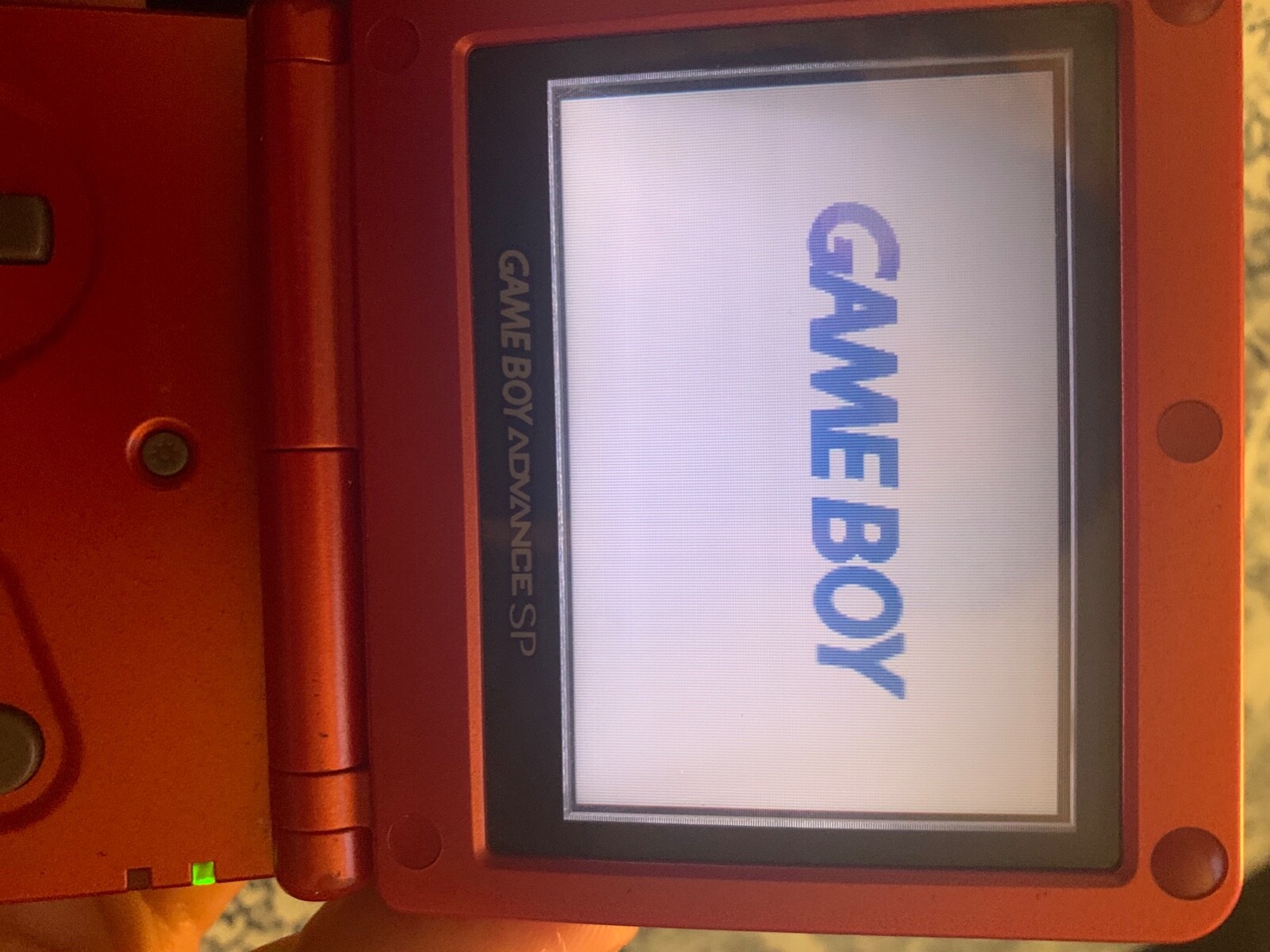 Nintendo Game Boy Advance SP Handheld System – Flame Red