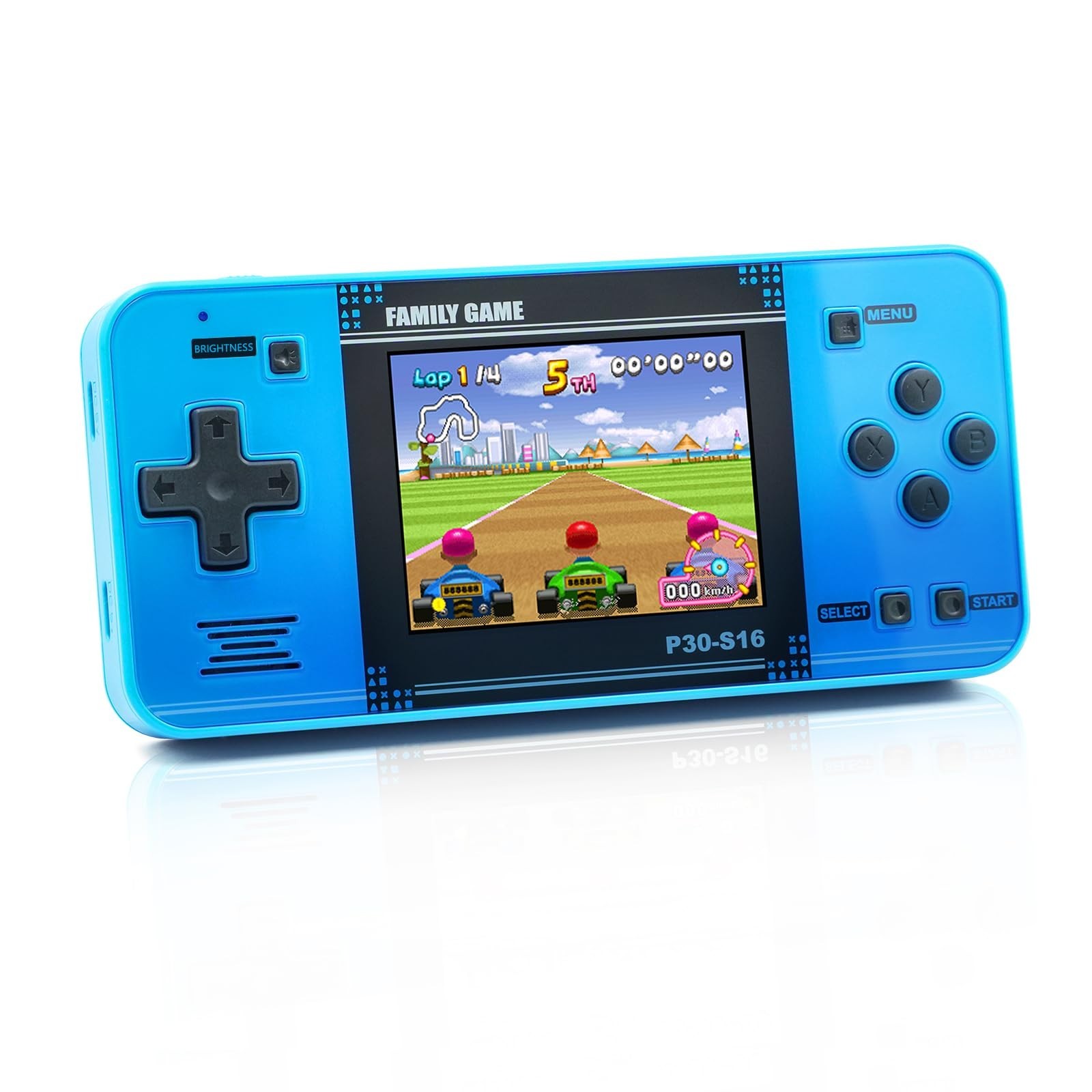 Portable Handheld Game Console – 220 Retro Games, Rechargeable, 3.0″ LCD Screen,