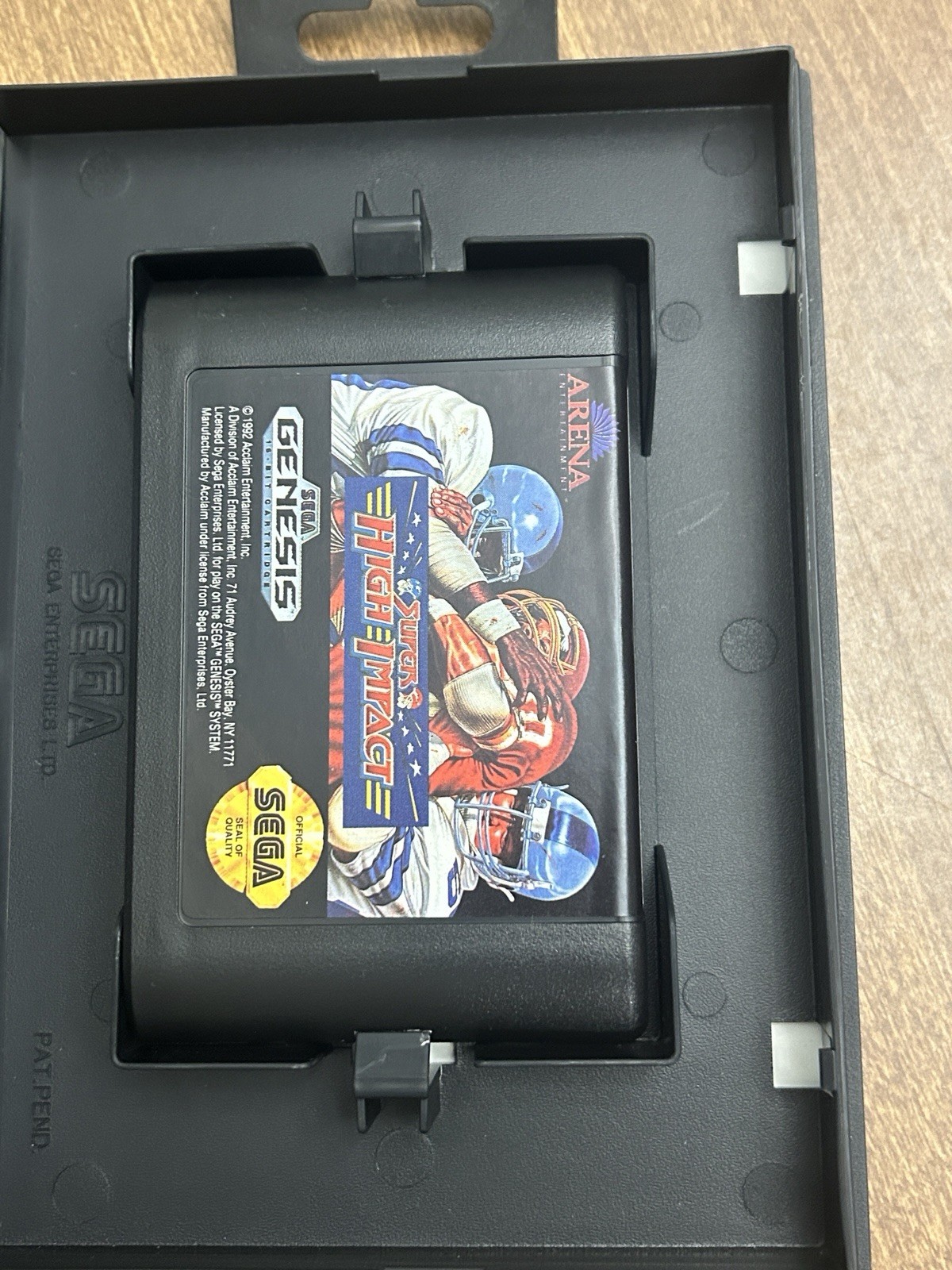 Sega Genesis Model 1 MK-1601 with 2 controllers and 2 Games. TESTED!