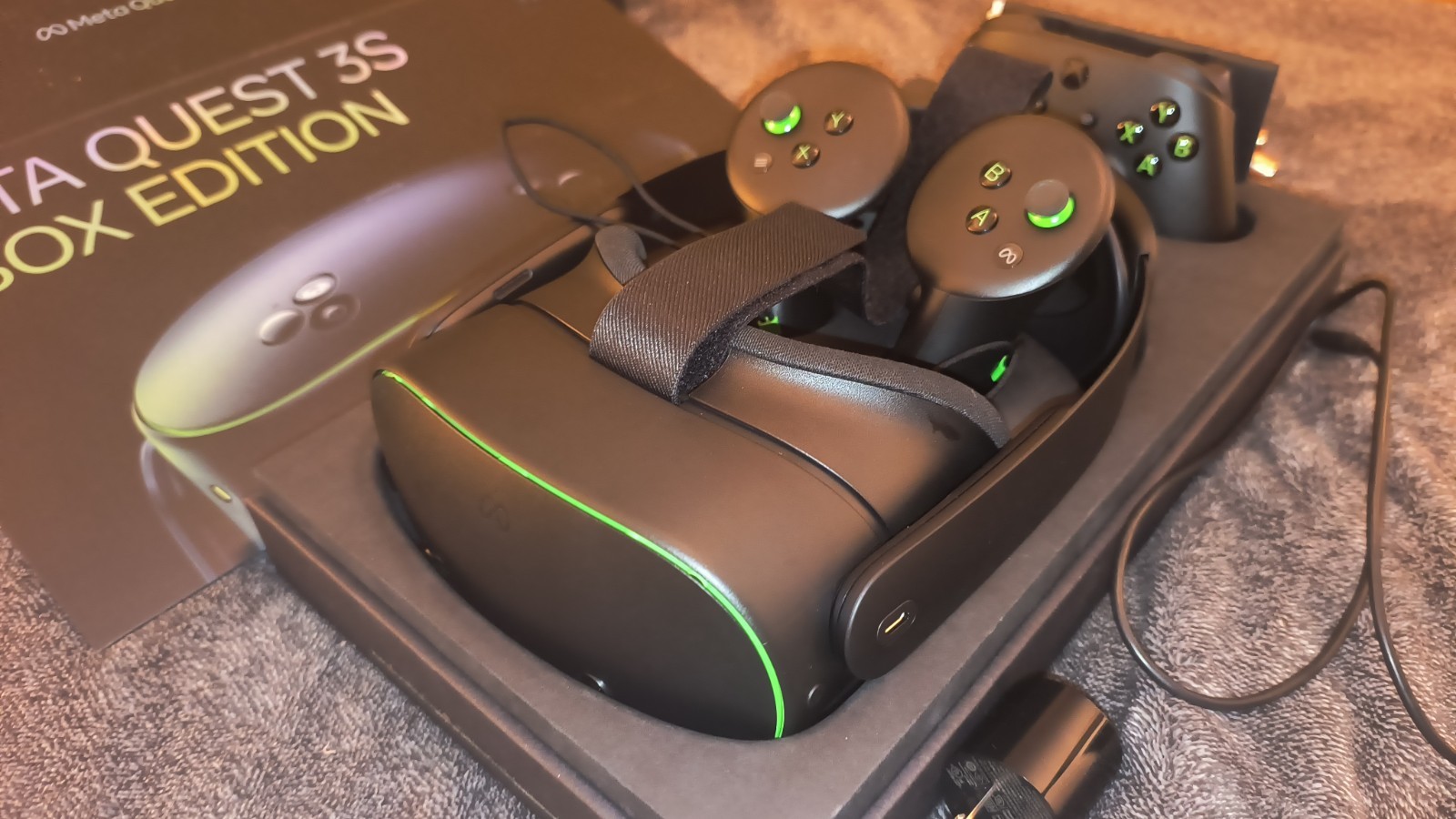 Meta Quest 3S Xbox Edition – 128GB – Carbon Black/Velocity Green