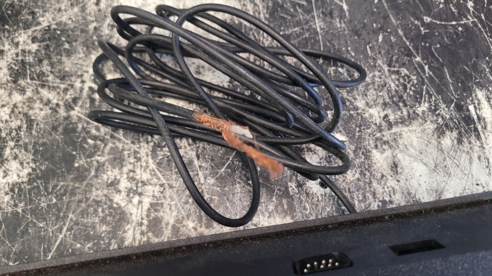 READAtari 2600 CONSOLE ONLY Parts/Repair Cut Cord Damaged Controller Port