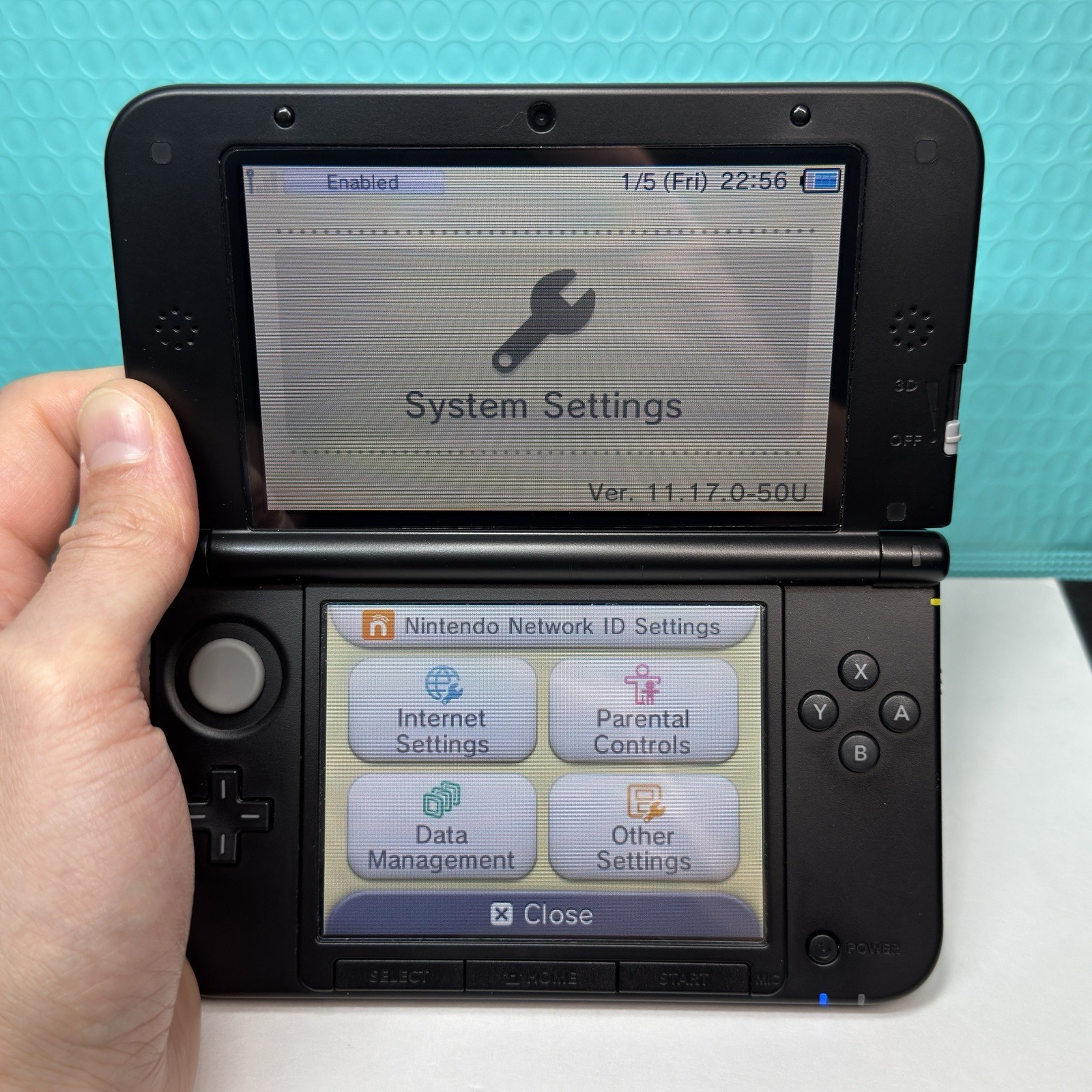 Nintendo 3DS XL [32GB Upgrade] Handheld Console System – Blue & Black