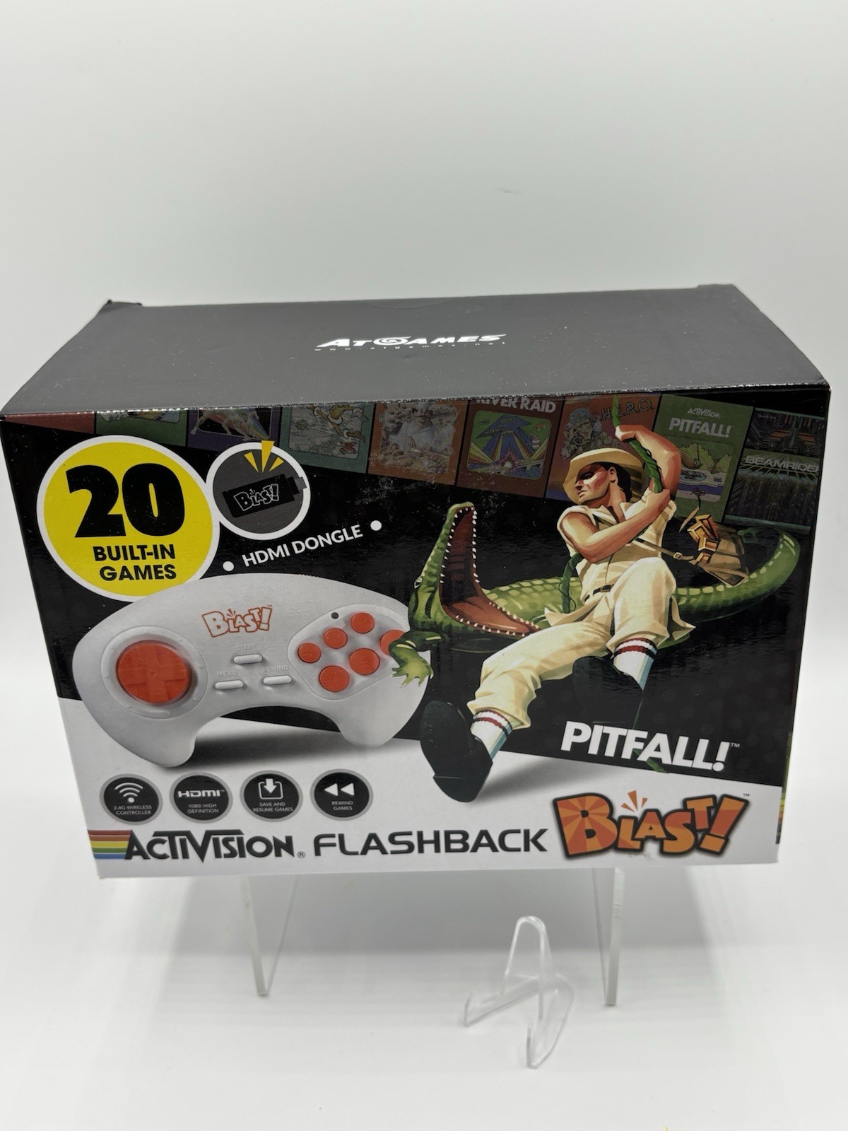 Activision Flashback Blast! Pitfall River Raid HDMI 20 Retro Games Tested_