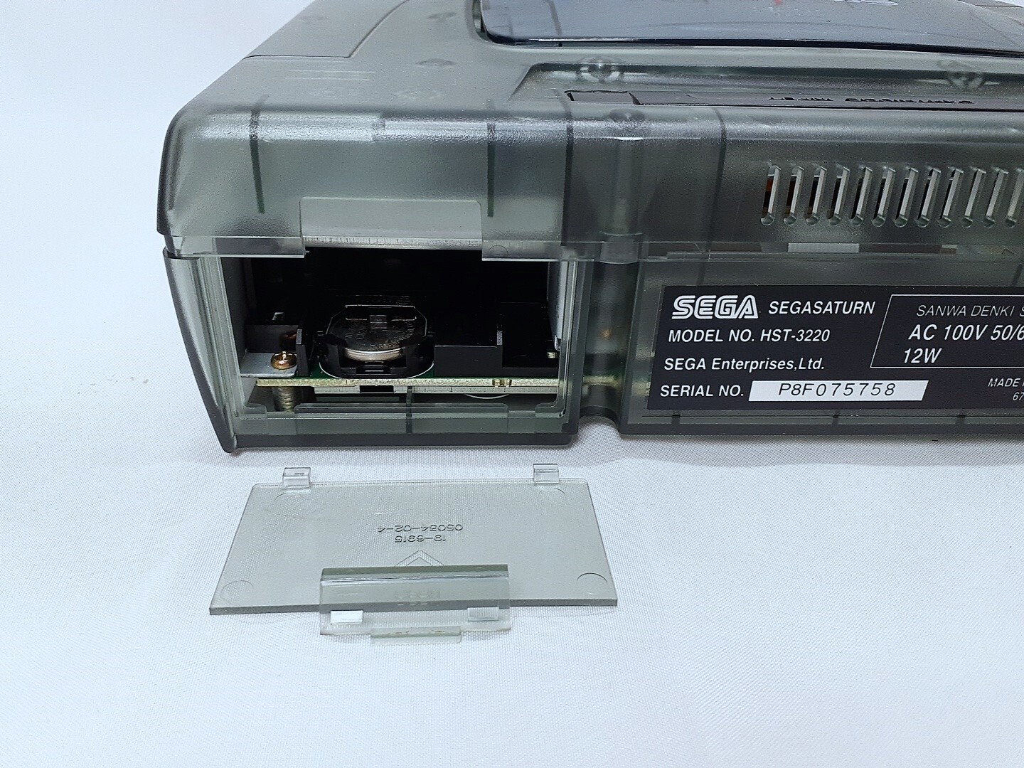 Sega Saturn Derby Stallion Limited Skeleton Black console set NTSC-J Tested