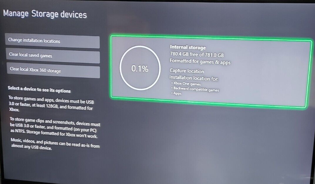 Xbox One Call of Duty Advanced Warfare 1TB Console, Disc Tray Issue, *READ