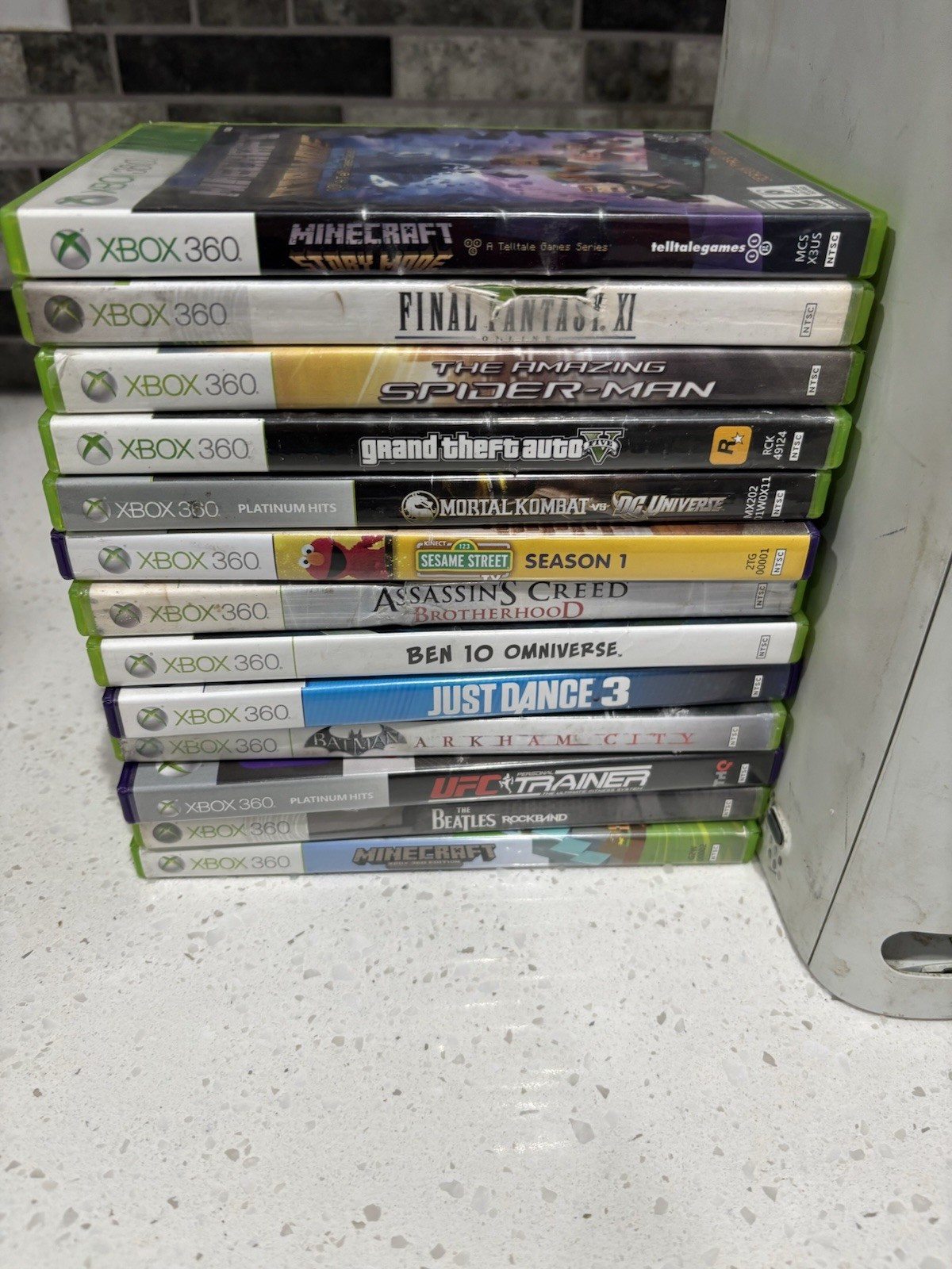 Xbox 360 Pro? White Lot With 13 Games Tested Working *READ*