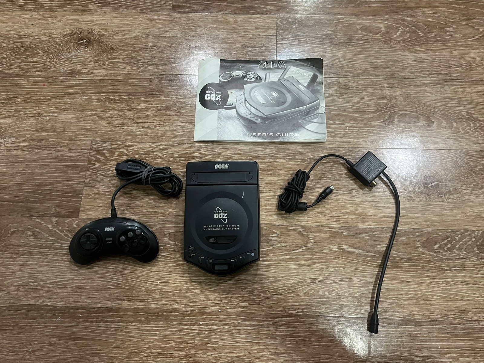 Sega Genesis CDX Black Console ** Partially Working ***FOR PARTS/REPAIR