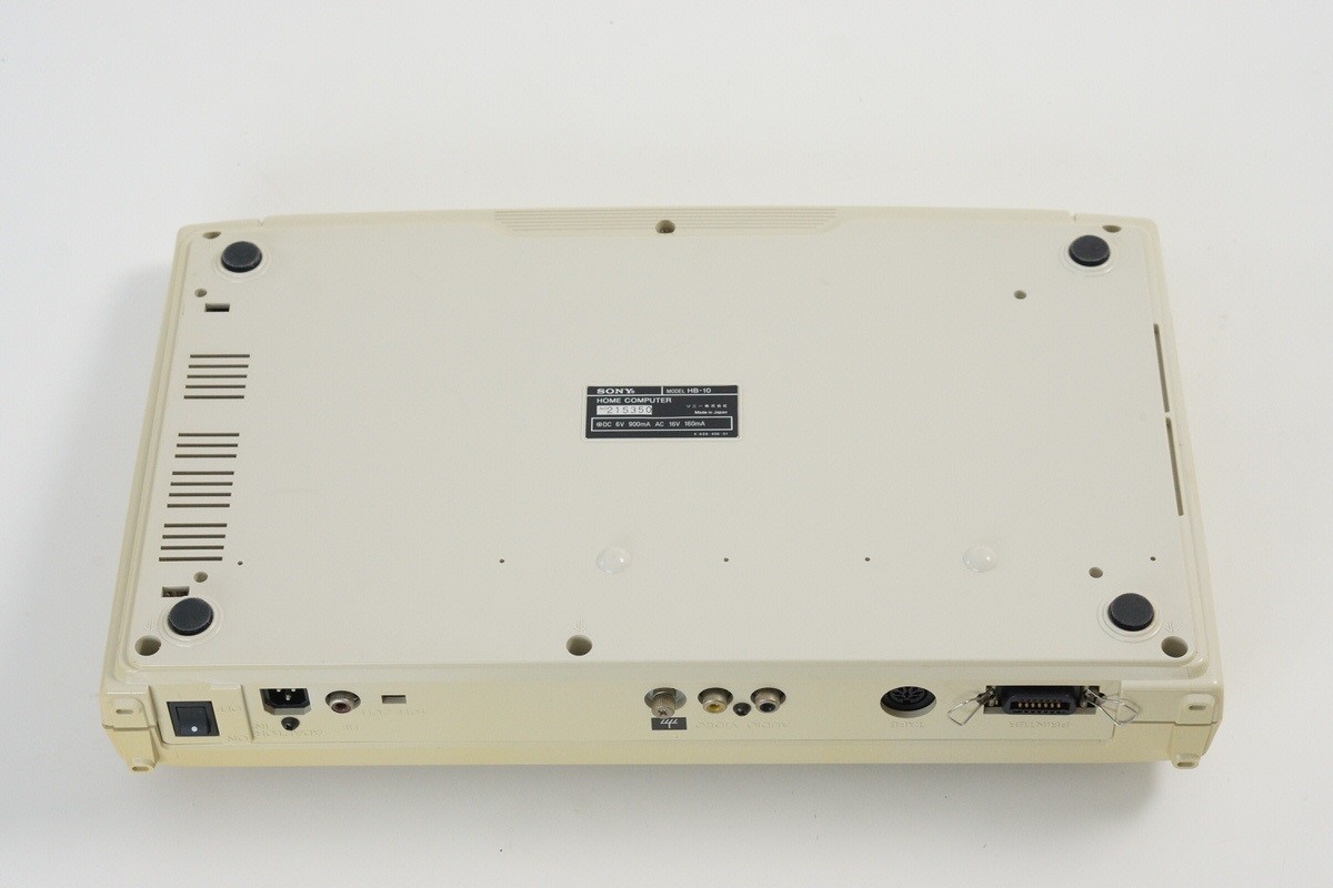 MSX SONY HIT BIT HB-10 Home Computer Gray Tested JAPAN 215350