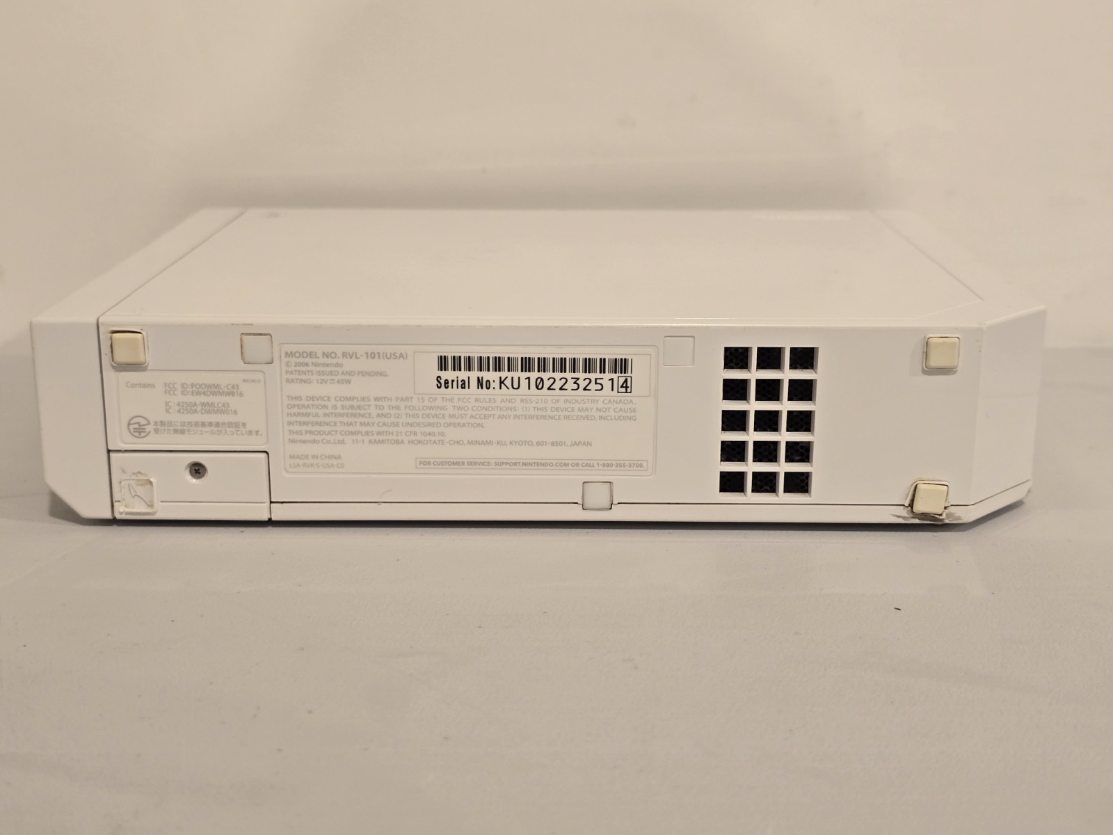 Nintendo Wii Console – White RVL-101 USA Fast Ship!