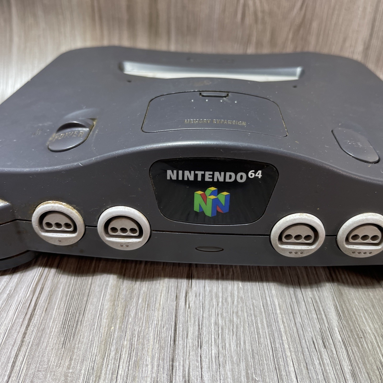 Nintendo 64 N64 System Console And Power Supply Tested & Working With 1 Control