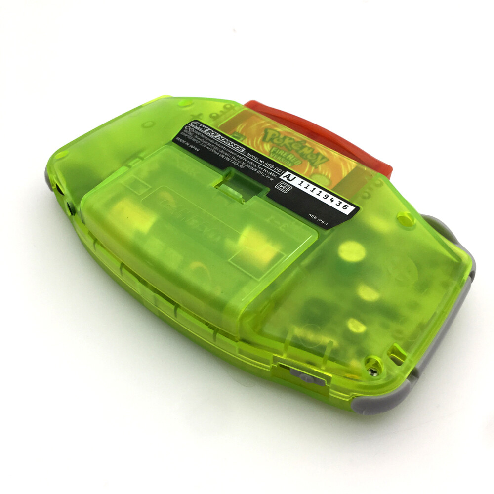 Luminous Clear Yellow 10 Levels Backlight V2 IPS Game Boy Advance GBA Console