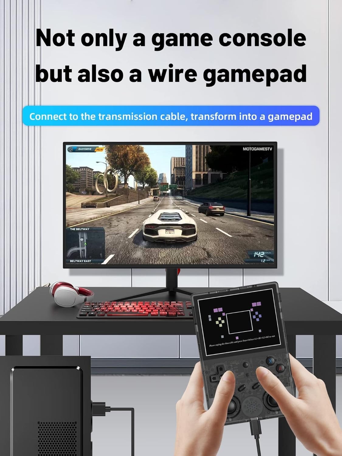 RG353V Retro Handheld Game Console , Dual OS Android 11 and Linux System Supp…