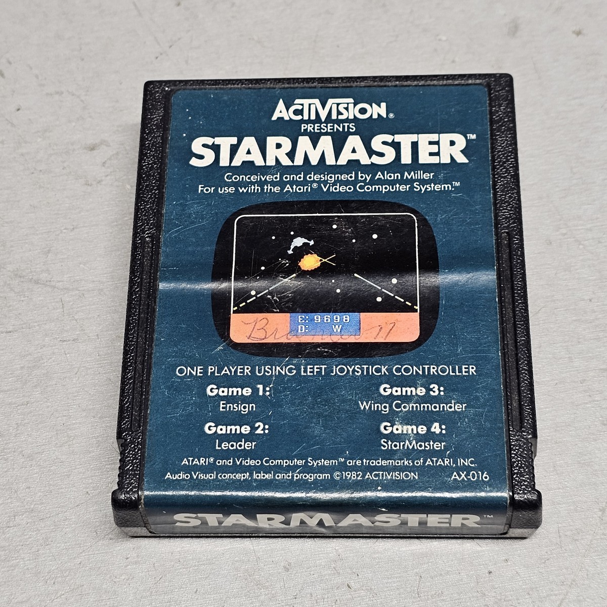 Atari 2600 Starmaster Activision Video Game Cartridge Classic Retro