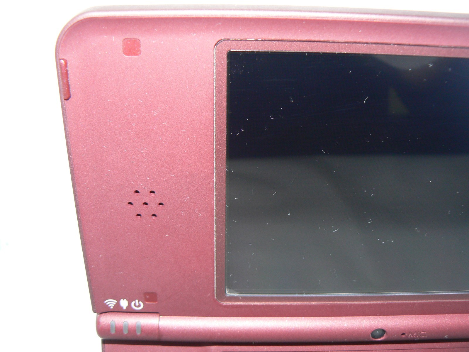 Nintendo DSi LL XL DS Burgundy Wine Red Console Used Tested NTSC-J