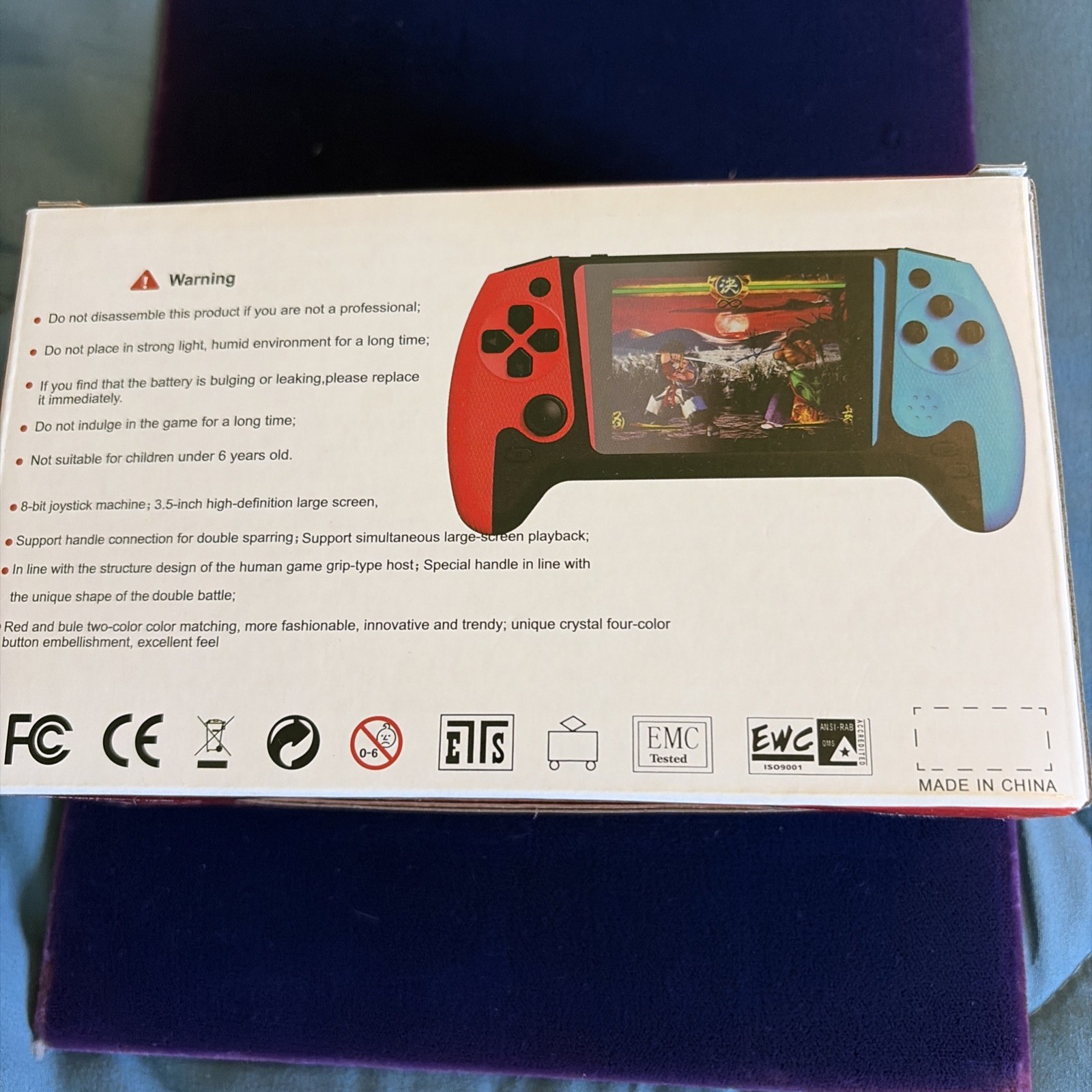 Retro FC Remote Sensing Game Console