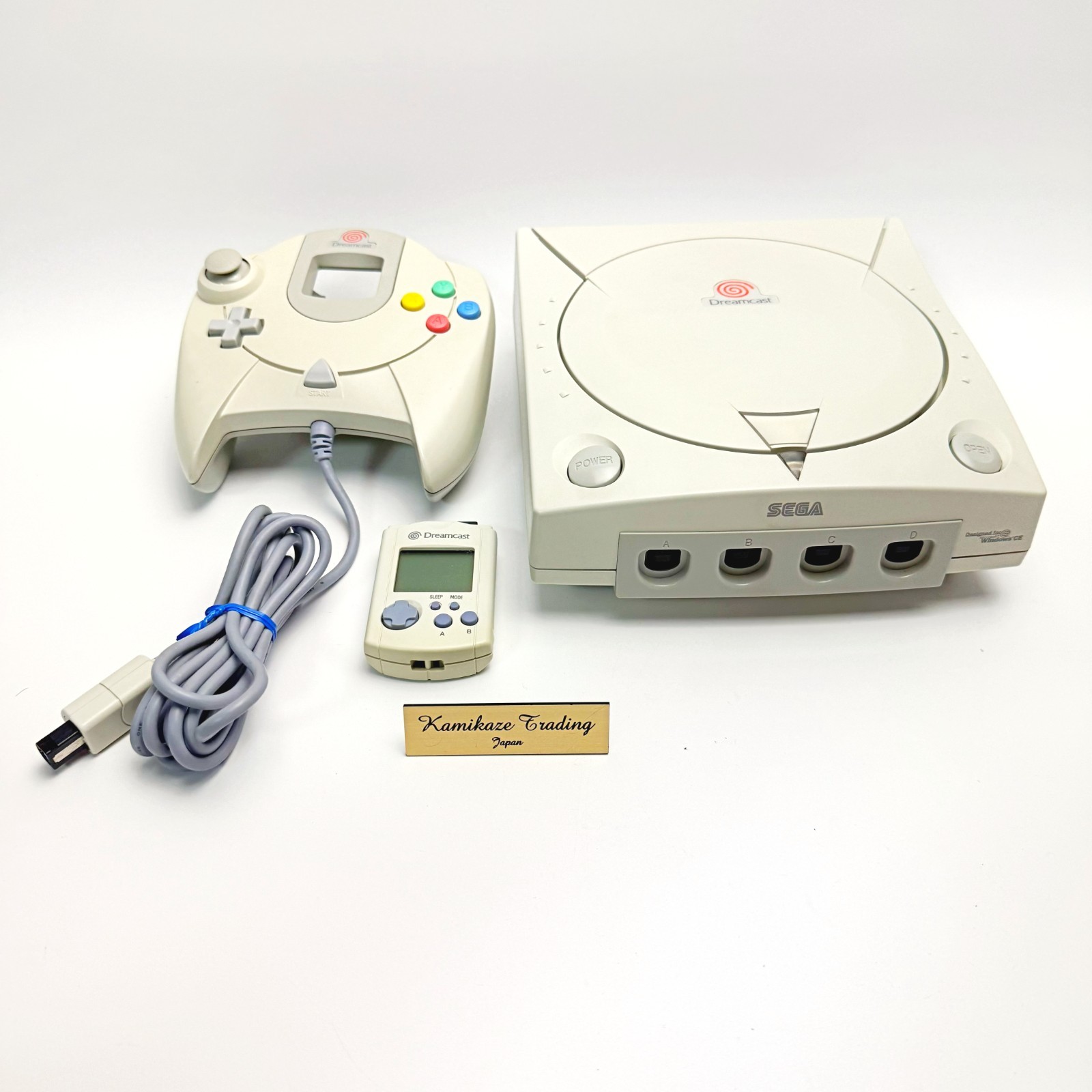 SEGA Dreamcast Console White HKT-3000 Console Controller 100V TV Game