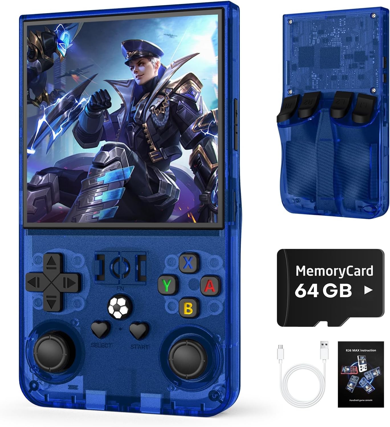 R36MAX Transparent Blue 4.0 Linux 64GB