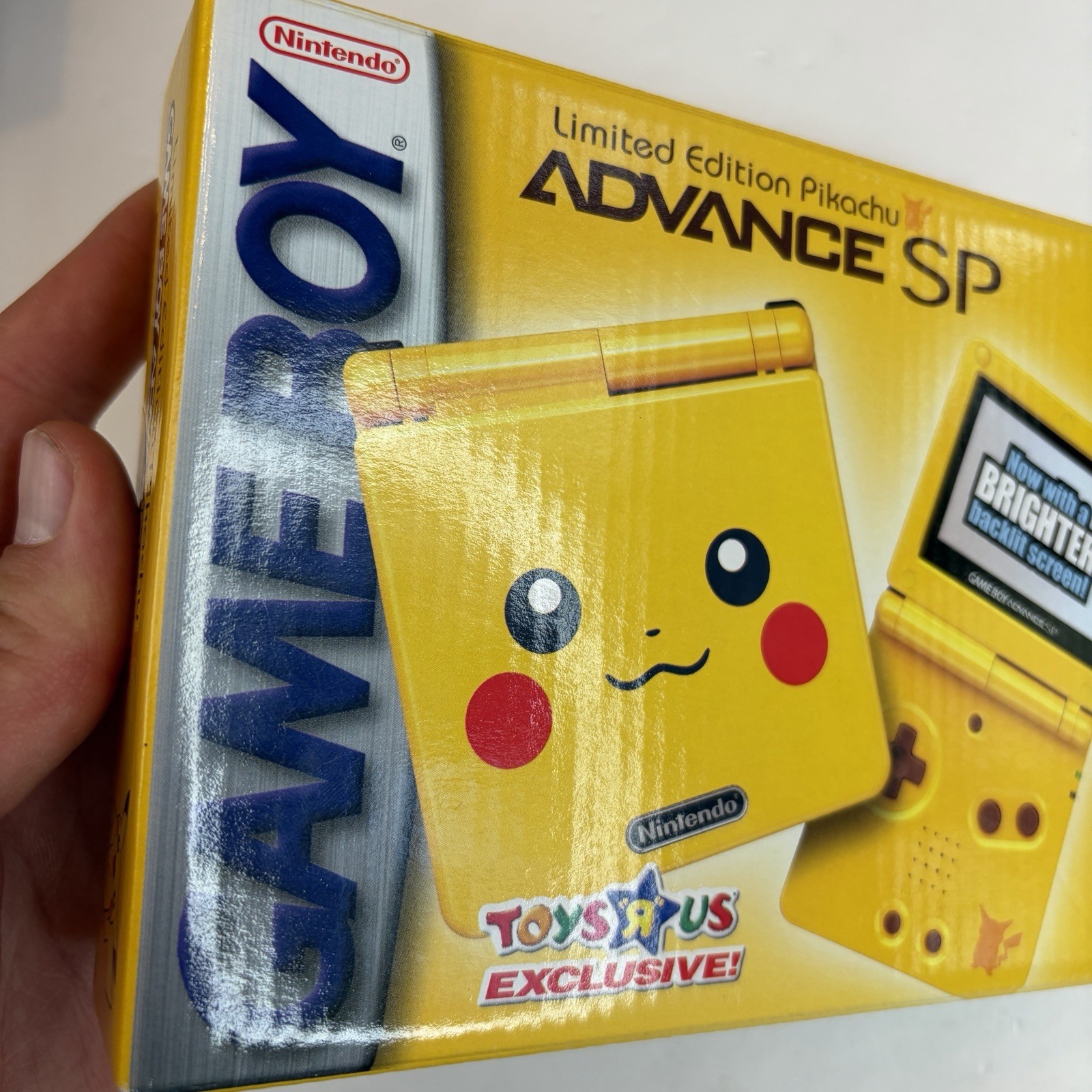 SEALED BRAND NEW Nintendo Game Boy Advance SP Limited Pikachu Edition Toys R US