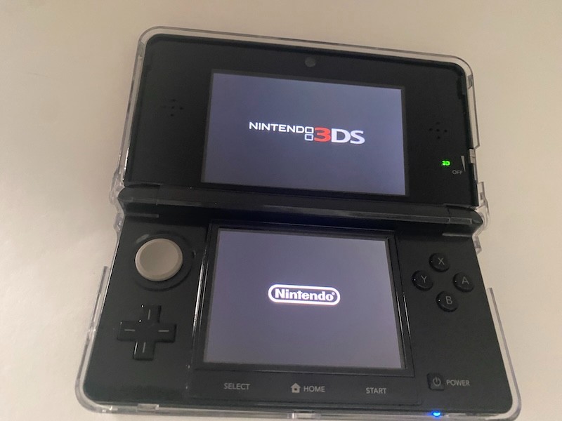 Nintendo 3DS Black Console, 64GB SD Card, Charger, Carry case, Protective Case