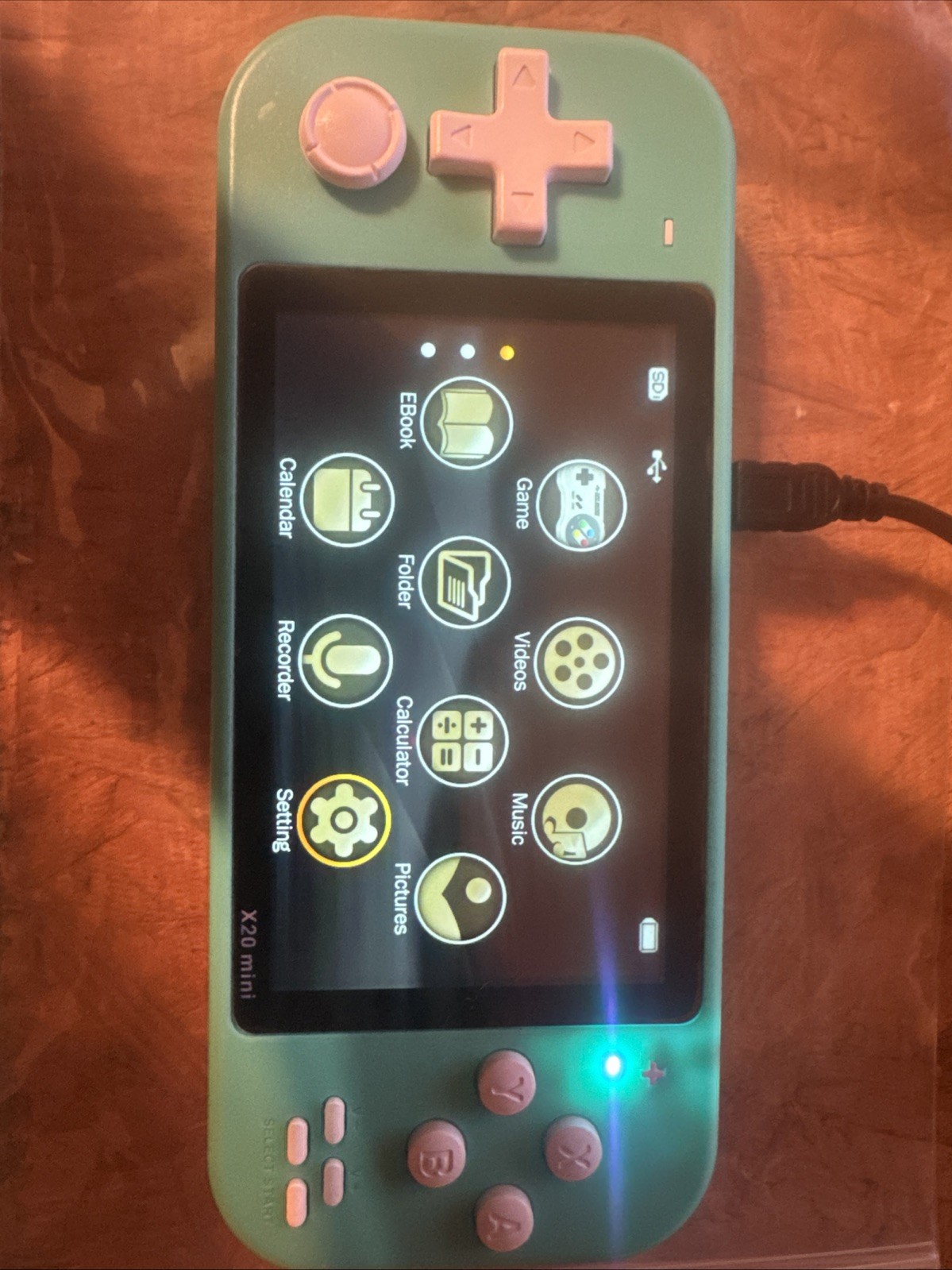 X20 Mini Handheld Game Console 4.3 inch Portable Game Console