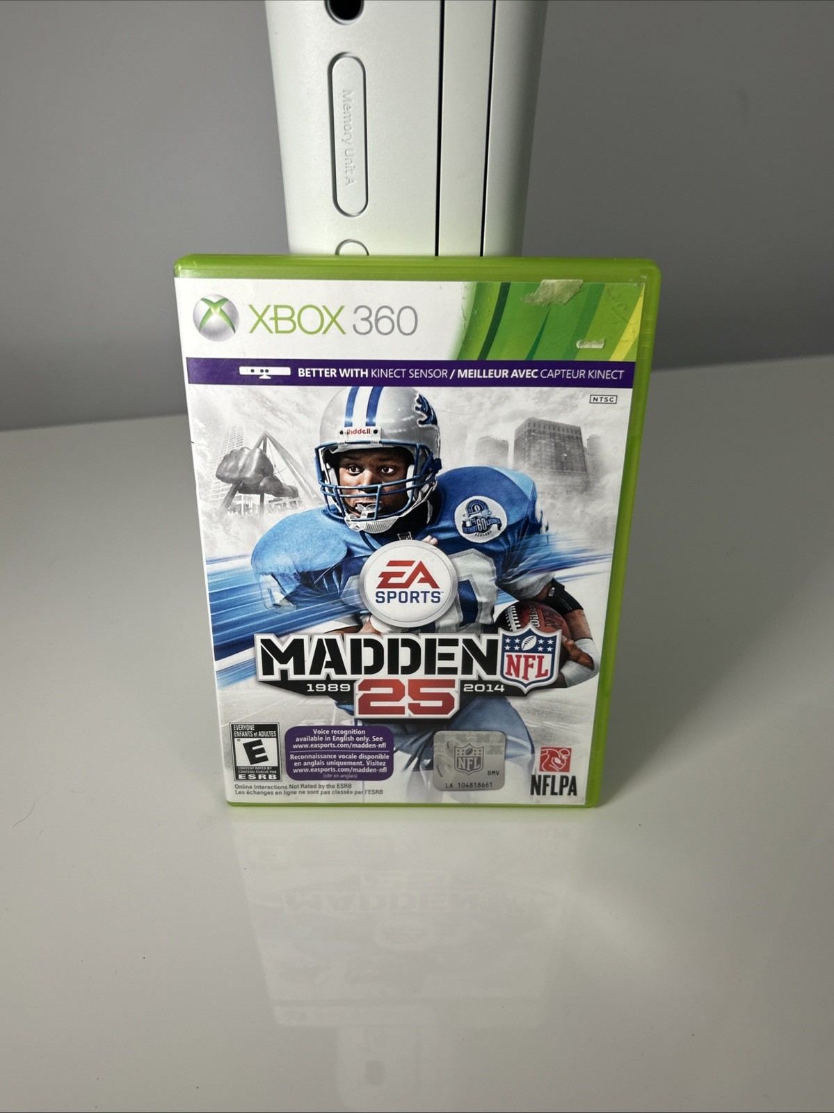 Microsoft Xbox 360 20GB White Console Serviced + 6 Games Controller HDMI Tested
