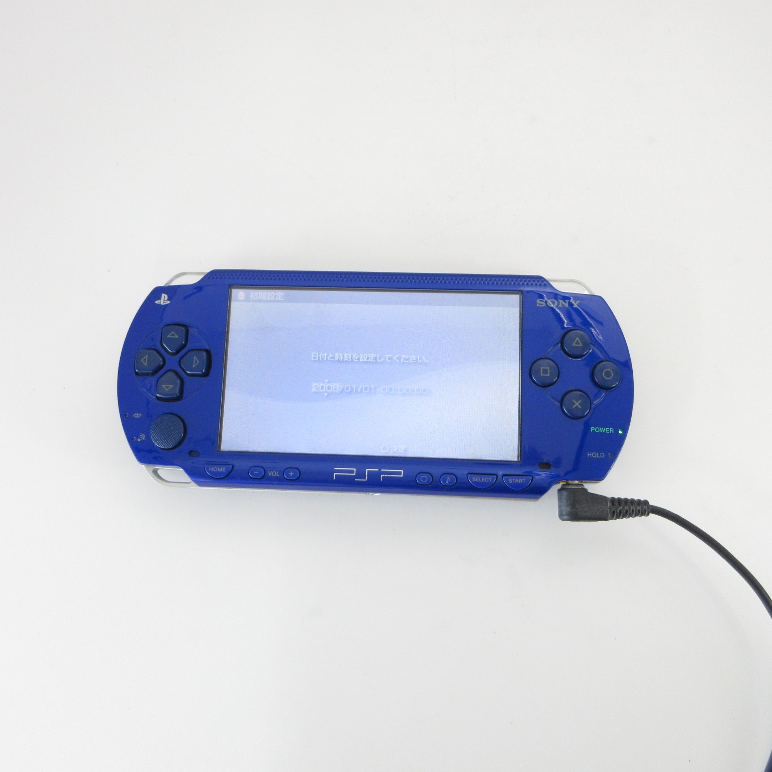 【Good】Sony PSP-1000 Metallic blue Console Only No Battery Japanese Ver #RET0305