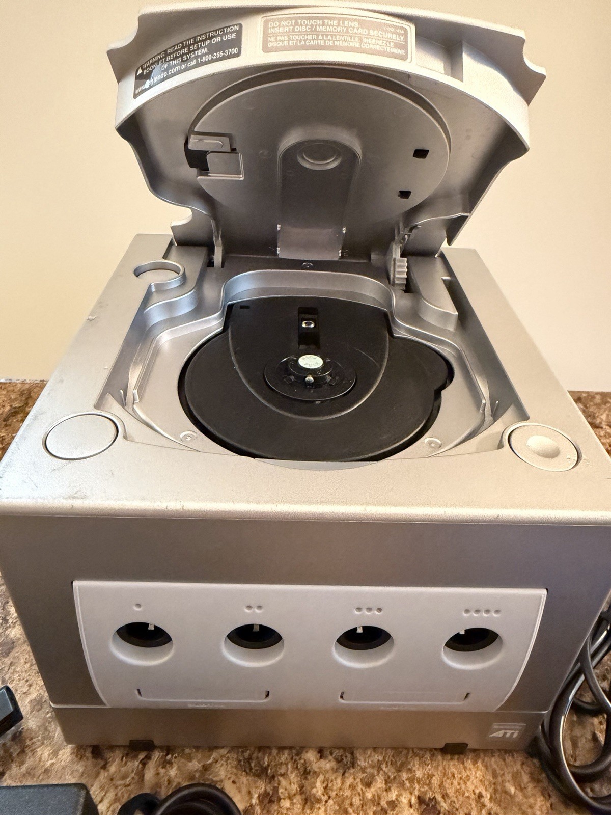 🔥 Nintendo GameCube Platinum/Silver Console Bundle, Recapped Laser‼️