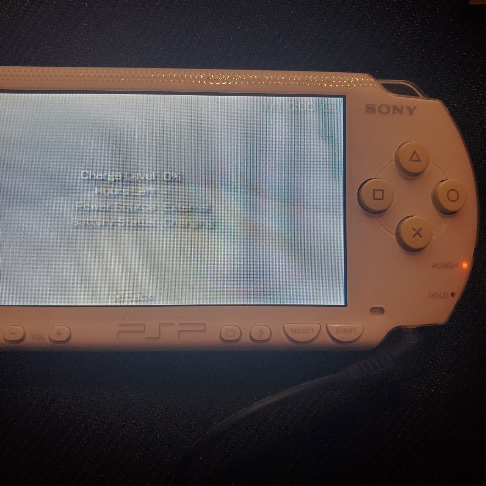 Sony PSP 1000 Ceramic White Japan Region Free English CFW 6.60 US Seller+4 Game