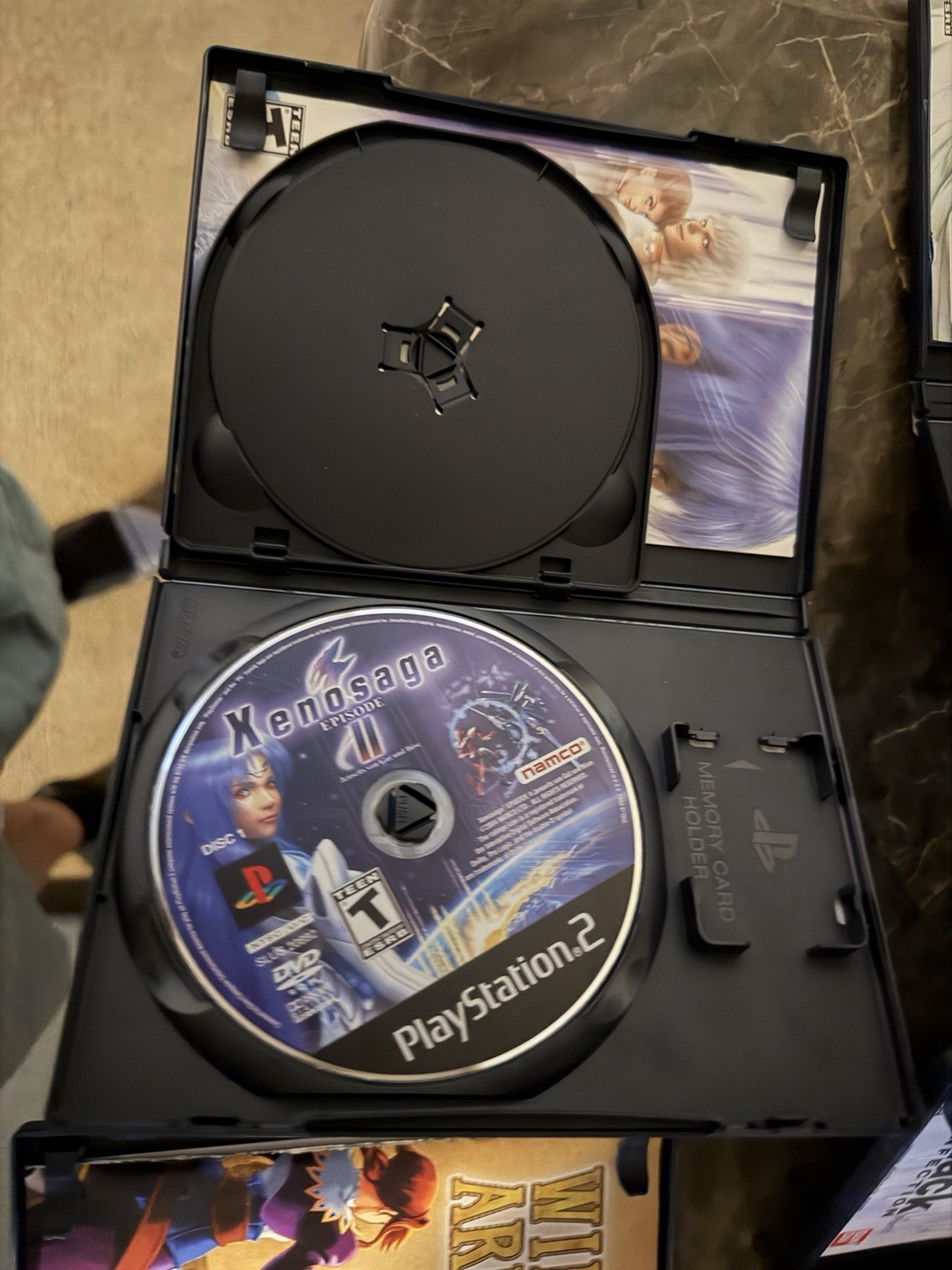 Sony PlayStation 2 Slim Console And Games CIB Xenosaga Wild arms Dot Hack
