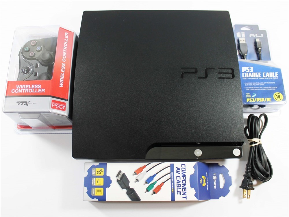 PS3 Slim System 120GB (Model Cech-2001A Or 2101A)