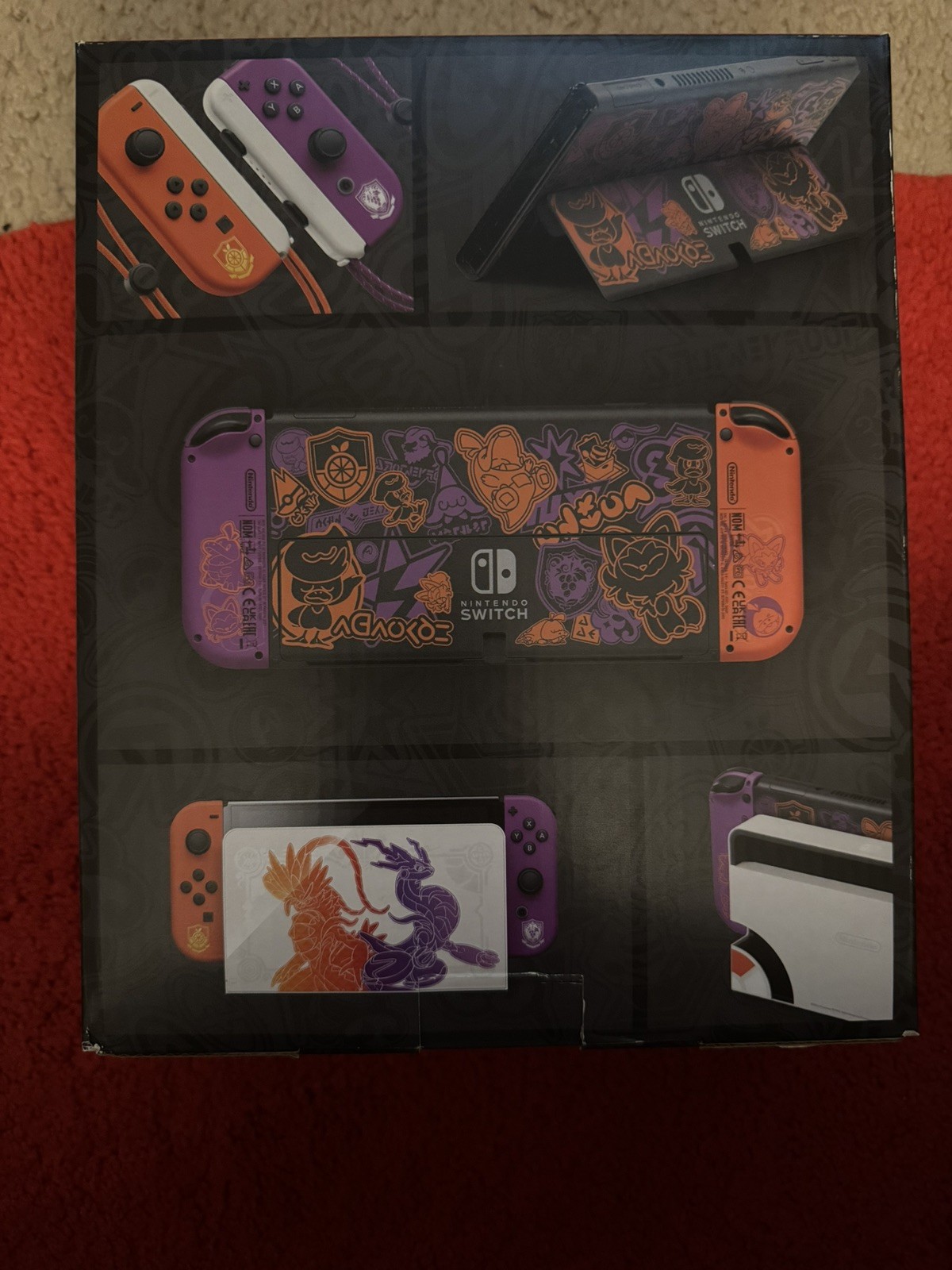 Nintendo Switch OLED Pokemon Scarlet and Violet USA Edition Console Brand New