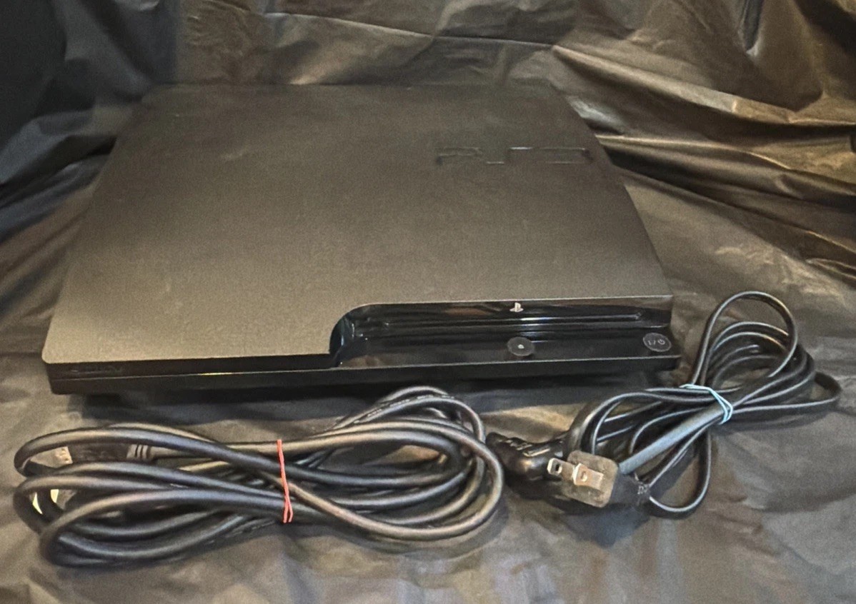 Sony PlayStation 3 PS3 – 320GB Console – Black W/ Cables-Tested Working!