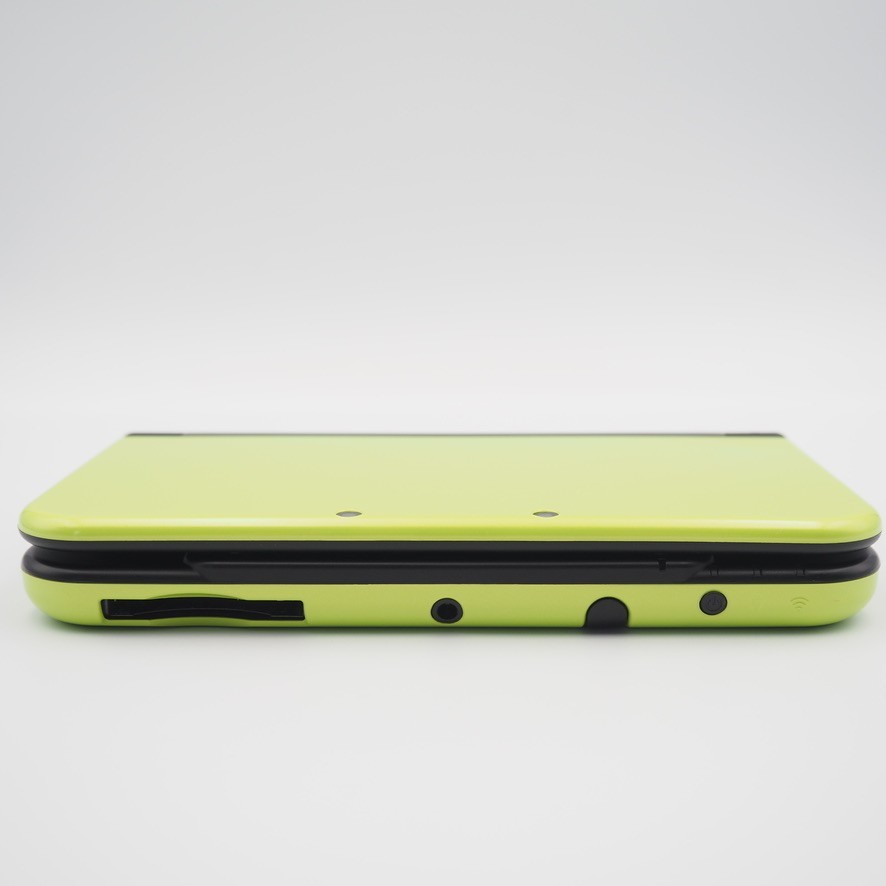 [EXC] New Nintendo 3DS XL LL lime Black Console Stylus Tested Japanese ver