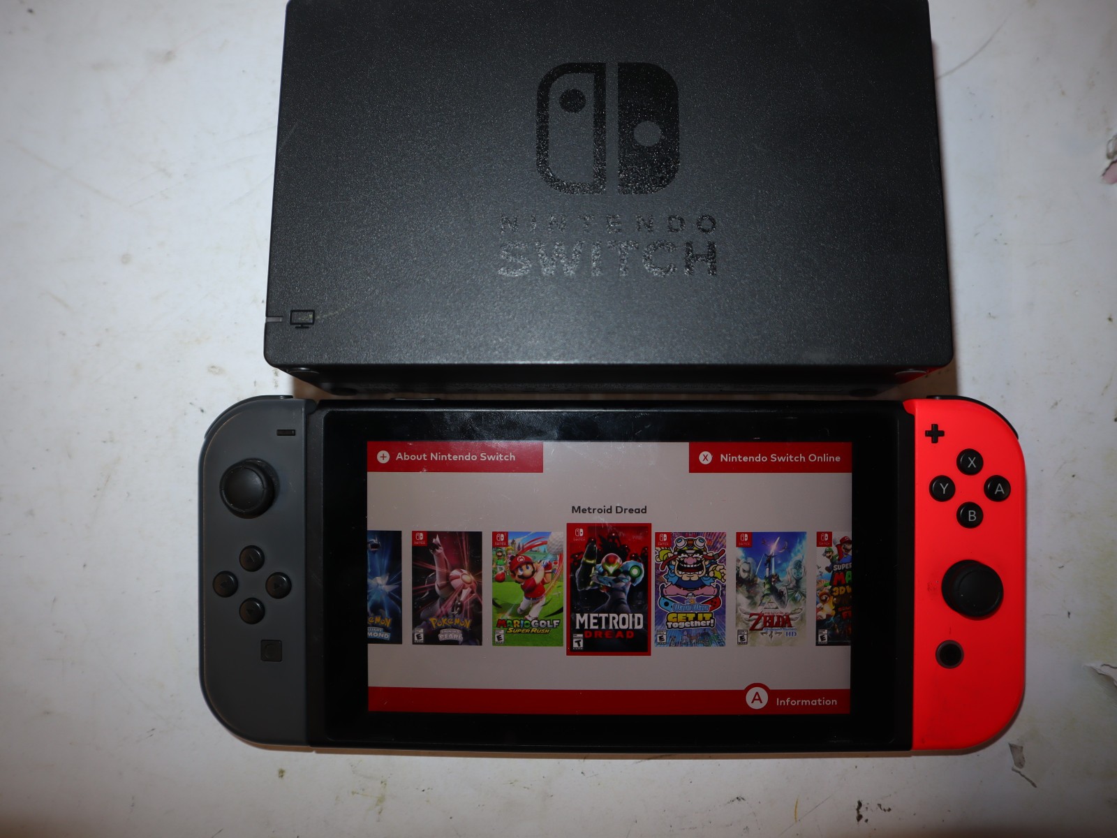 Nintendo Switch Kiosk/Demo Console w/Joy Cons + Dock – HAC-001 17 Trailers 80566