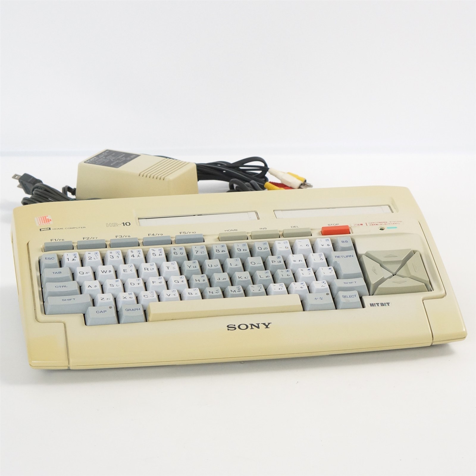 MSX SONY HIT BIT HB-10 Home Computer Gray Tested JAPAN 215350