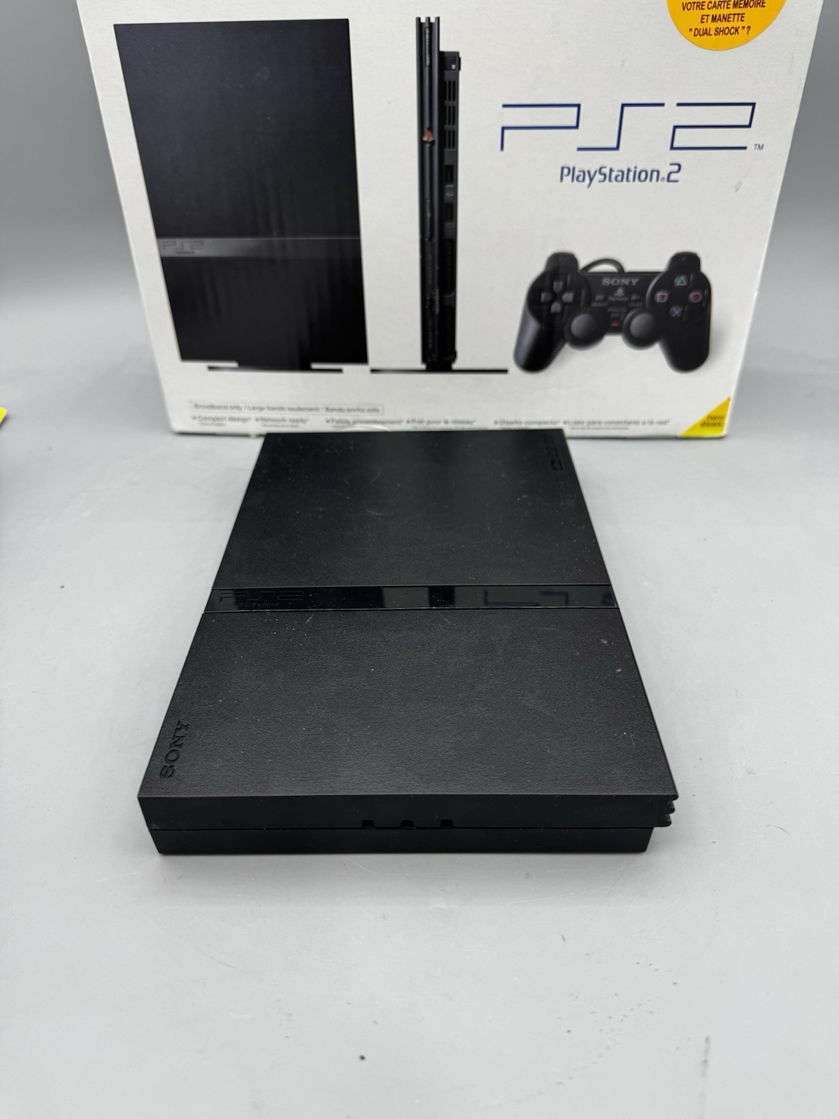 PlayStation 2 Slim Tested & Cleaned Complete In Box New Laser