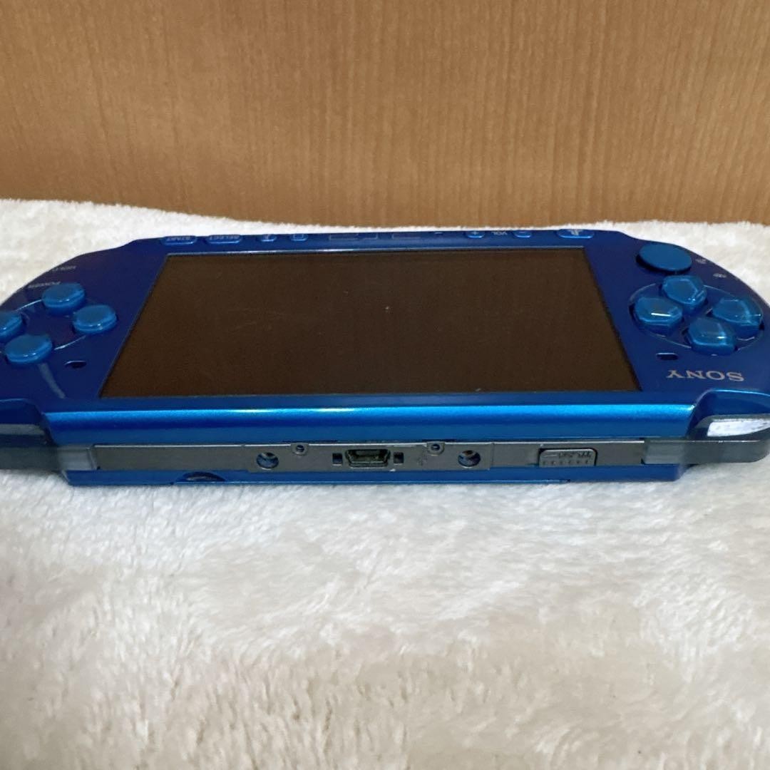 Sony PSP-3000 PSP 3000 Console Vibrant Blue VB Working Tested English language
