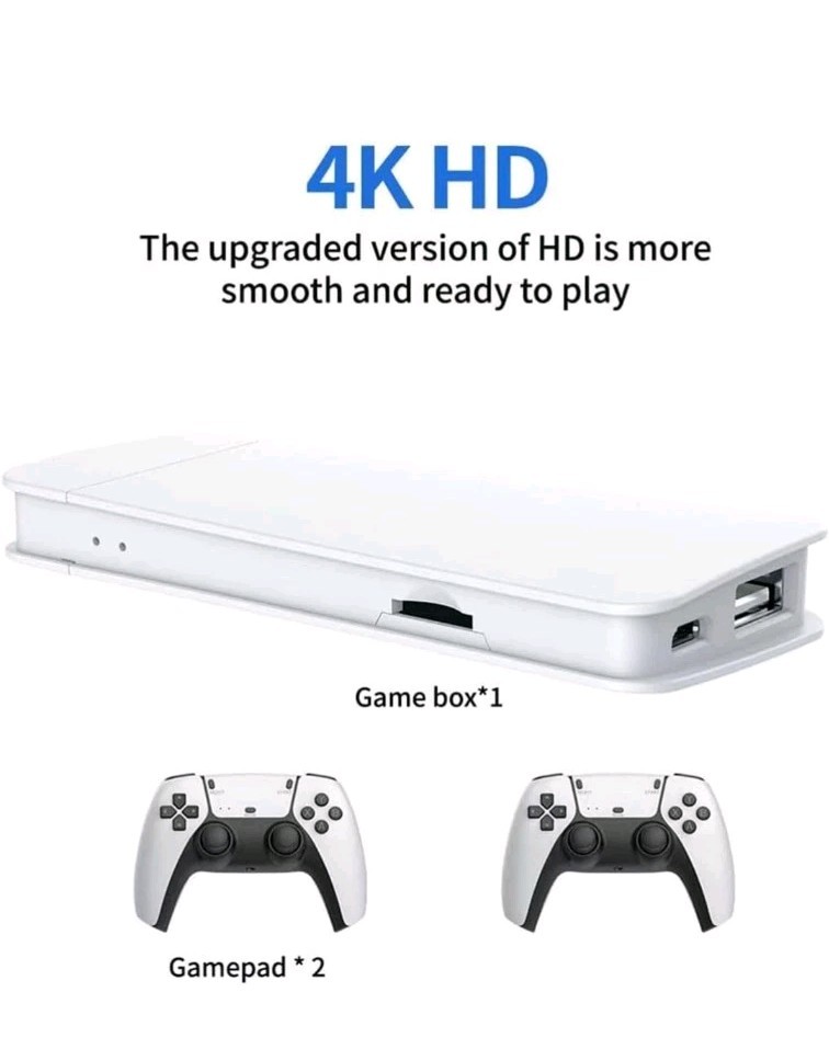 M15 Pro Console 2.4G Dual Wireless Controller Game Stick 4K Game