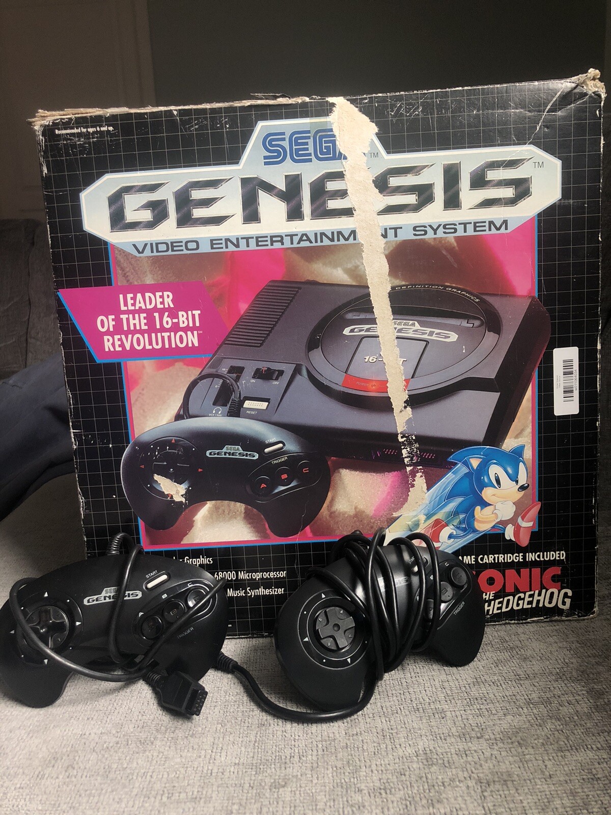 SEGA SG-10037-2 Genesis Mini Game Console – Black