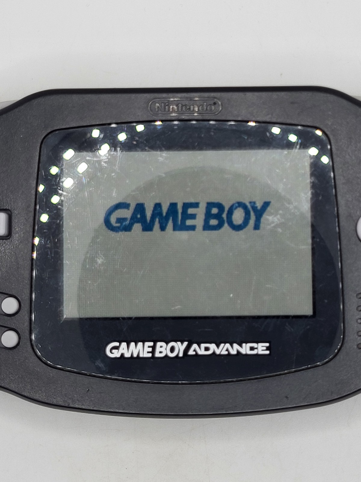 Nintendo Game Boy Advance Gaming Console – Black W/Battery Cover – Tested, Works