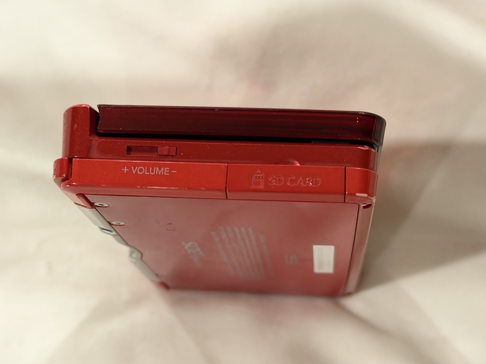 Nintendo 3DS Flame Red CTR-001 USA with 4 Games Mario & Sonic , Raving Rabbids