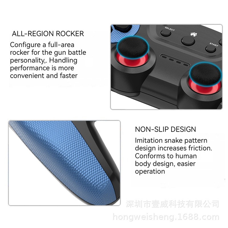 X2 Blue Retro Game Console Wireless TV Stick Dual Controller HDMI Plug